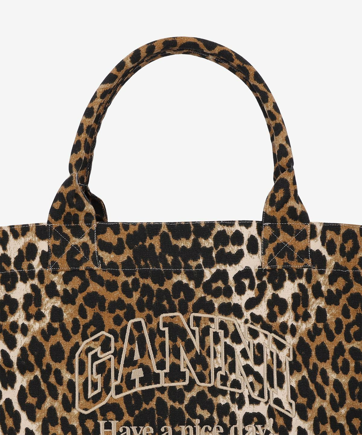 ★Ganni★ XXL Print Shopper Bag Leopard A5822943 MUSINSA | GANNI XXL Printed Shopper Bag - Leopard / A5822943