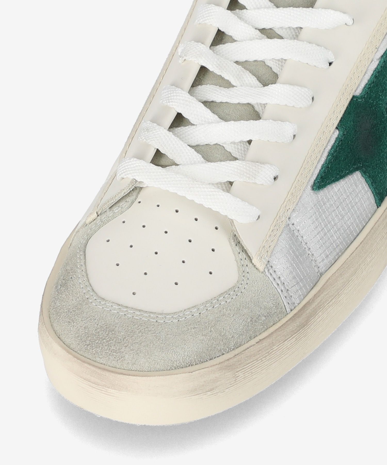 ★Golden Goose★ Star Dan Blacktap Sneakers White Green GMF0 MUSINSA | GOLDEN GOOSE Star Dan Blacktap Sneakers - White