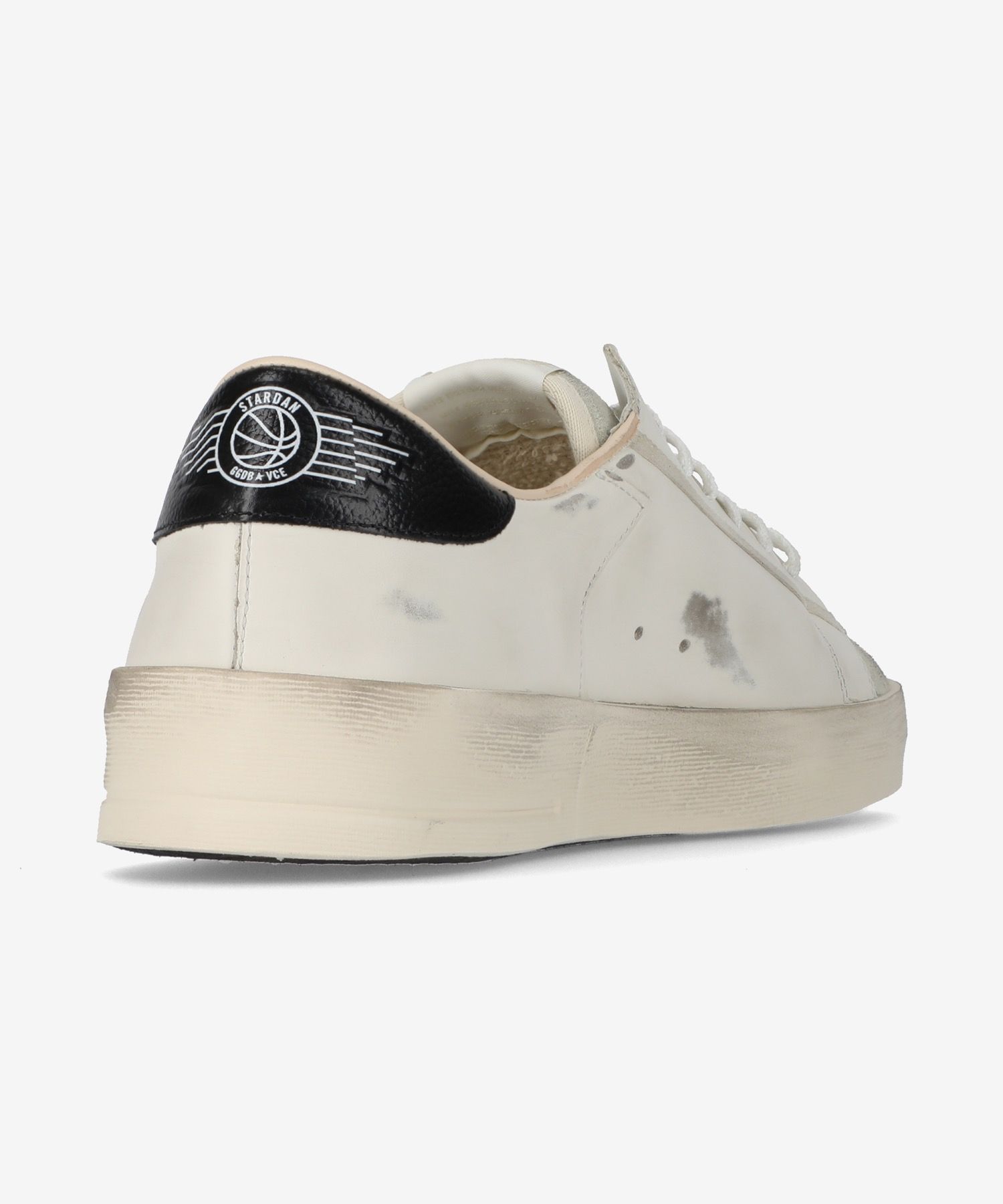★Golden Goose★ Star Dan Blacktap Sneakers White Green GMF0 Men's Ball Star in white nappa leather with green leather