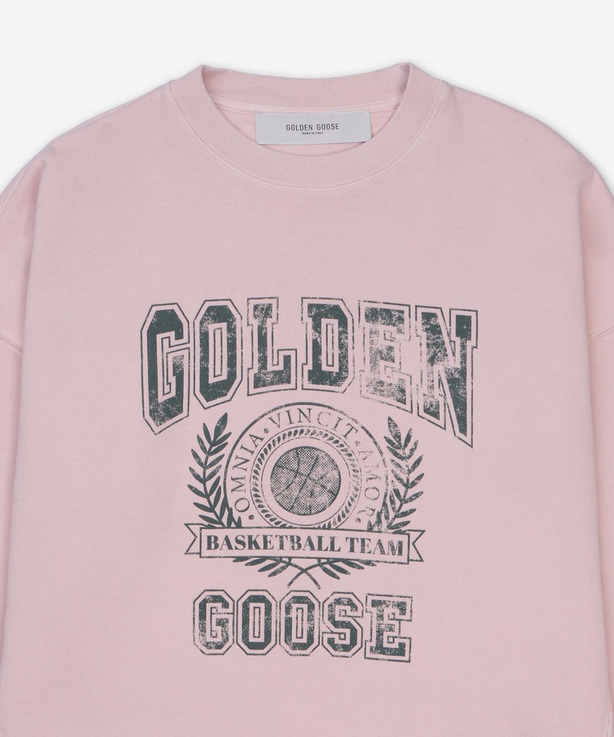 골든구스(GOLDEN GOOSE) 브러시드 빈티지 넬슨 맨투맨 - 핑크 / GUP02175P00186425758