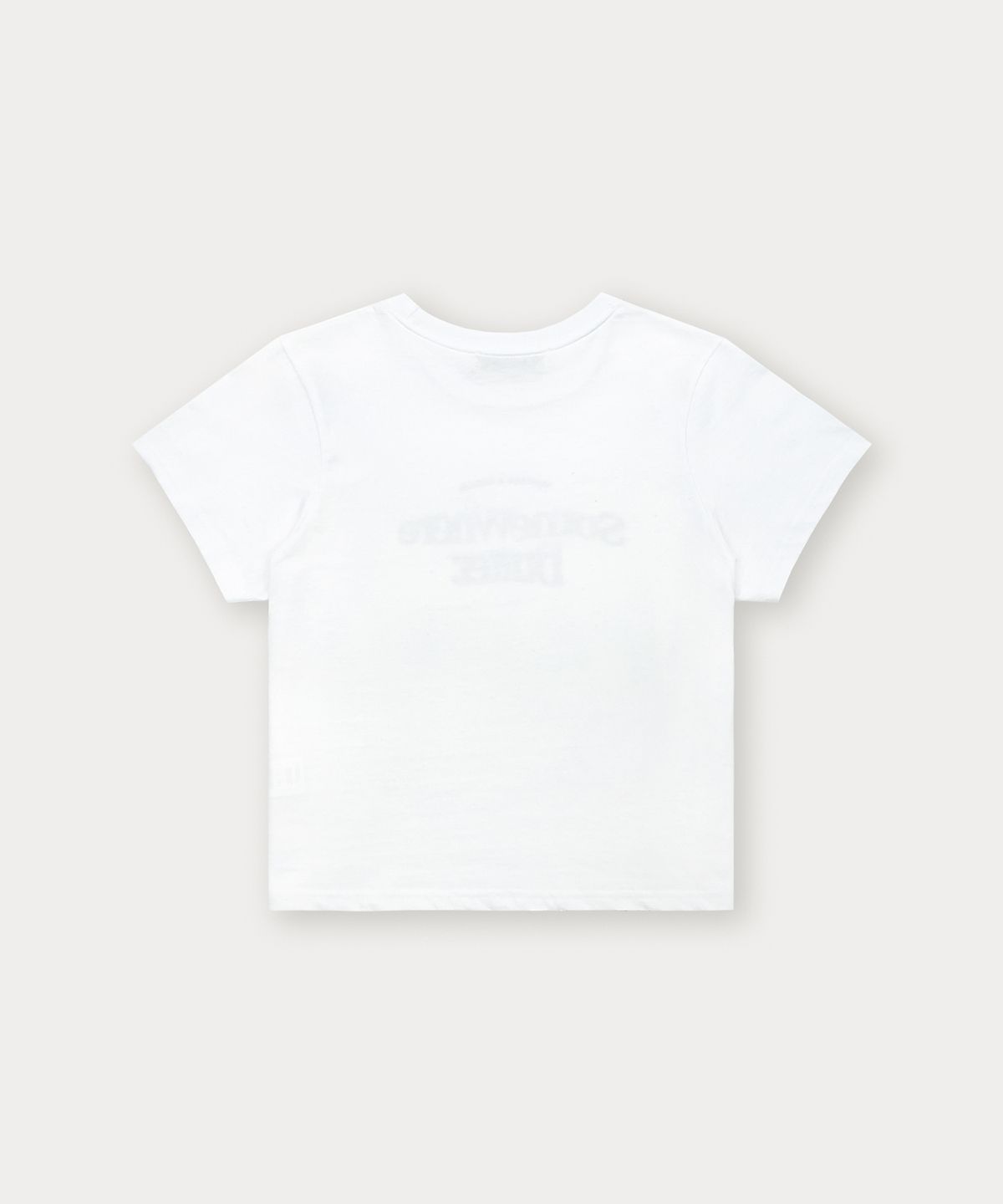 썸웨어버터(SOMEWHEREBUTTER) Gradation Wave Logo Top - Ivory