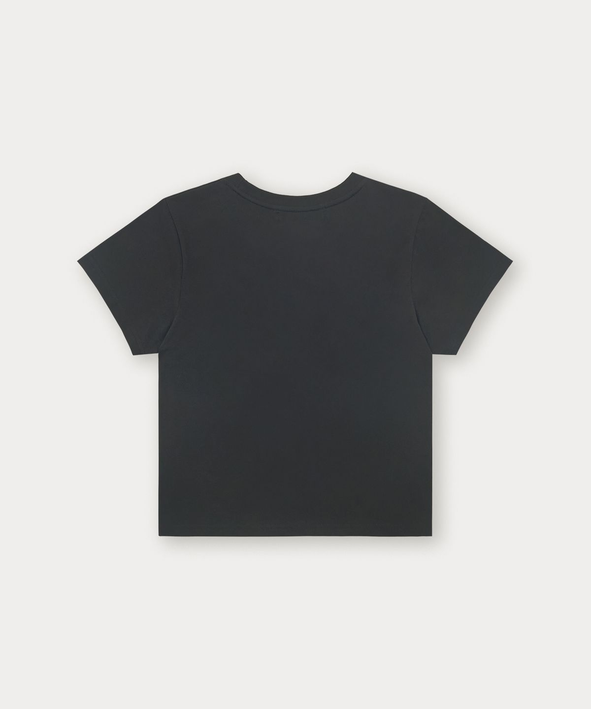썸웨어버터(SOMEWHEREBUTTER) Gradation Wave Logo Top - Charcoal