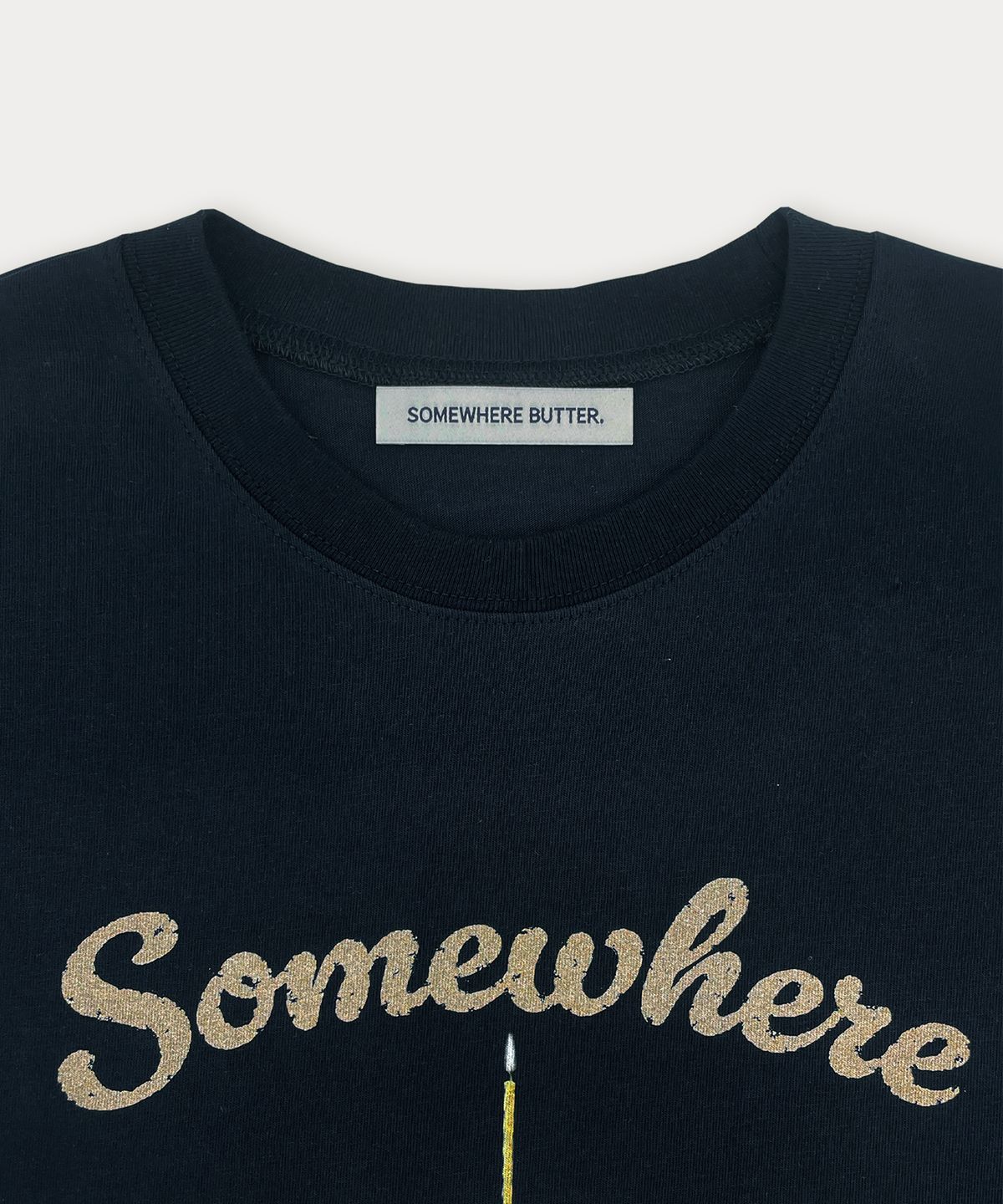 썸웨어버터(SOMEWHEREBUTTER) Sand Cake Top - Navy