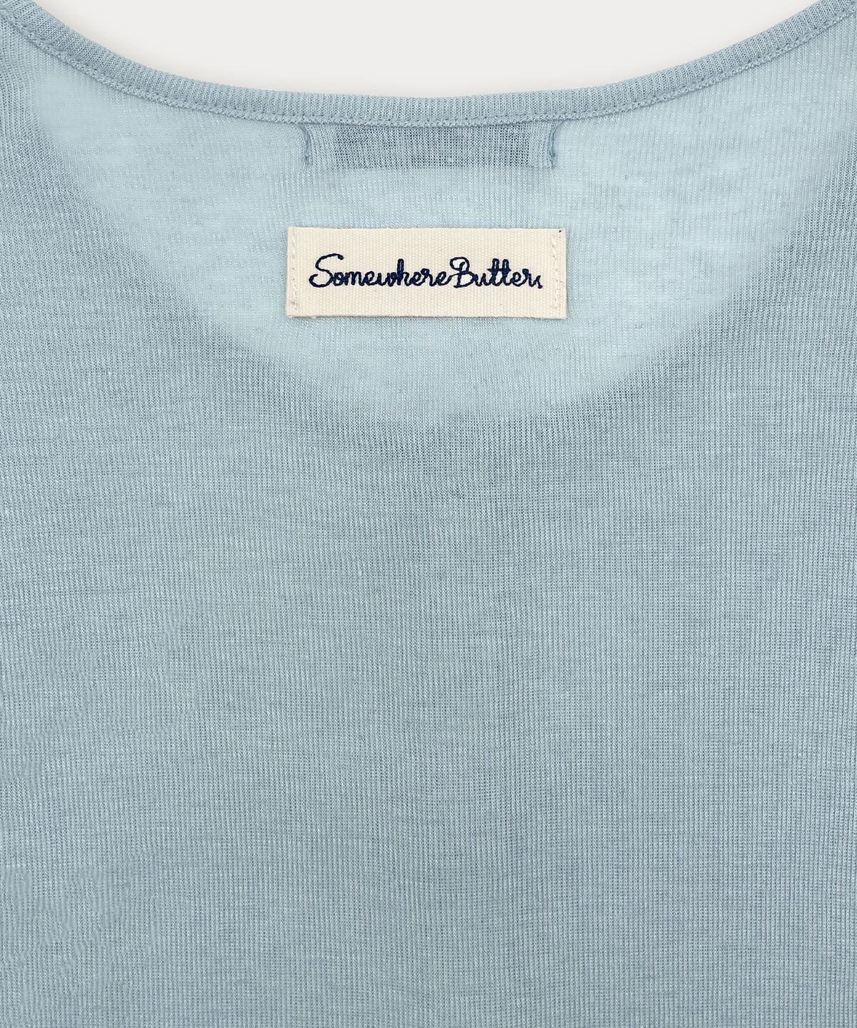 썸웨어버터(SOMEWHEREBUTTER) Lovey Button Cardigan - Light Blue
