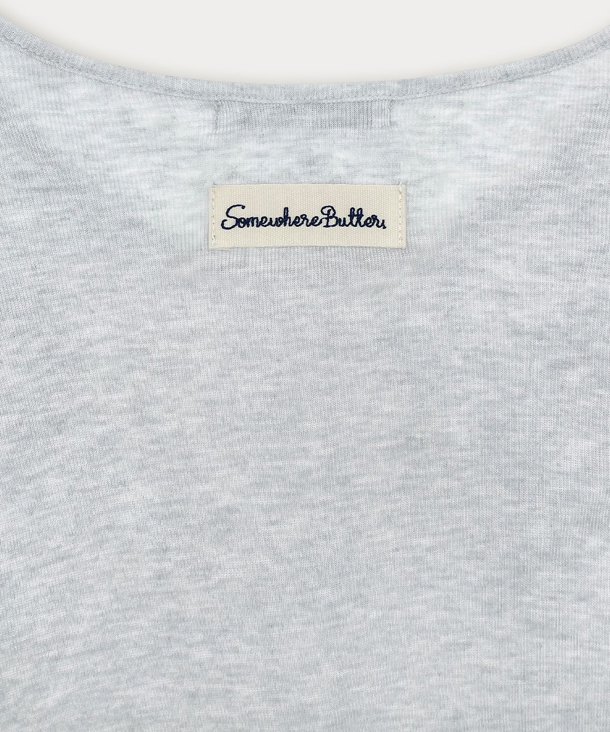 썸웨어버터(SOMEWHEREBUTTER) Lovey Button Cardigan - Grey