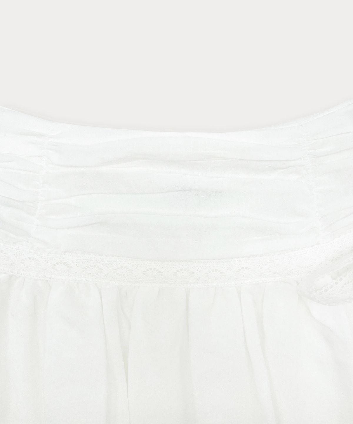 썸웨어버터(SOMEWHEREBUTTER) Wendy Linen Mini Skirt - Ivory