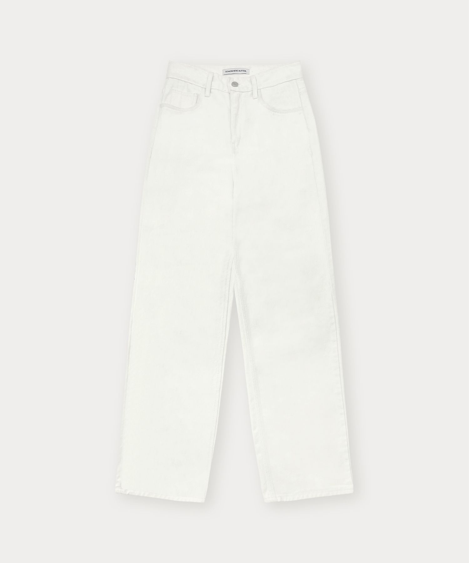 [SOMEWHERE BUTTER]★25SS★韓国人気★Dump White Denim MUSINSA | SOMEWHEREBUTTER Dump White Denim - White