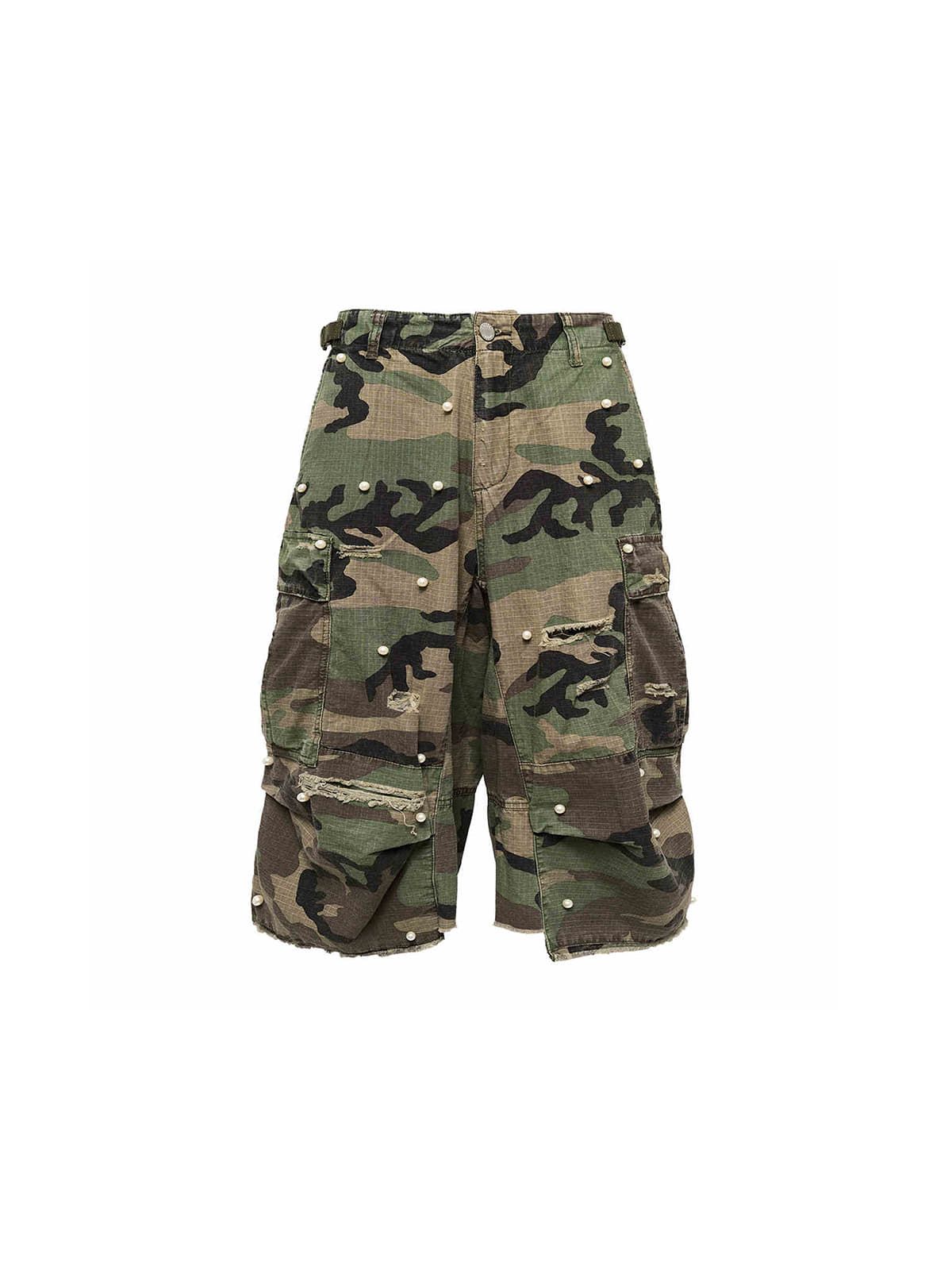 스팁(STEEPC) PEARL*Camouflage bermuda pants