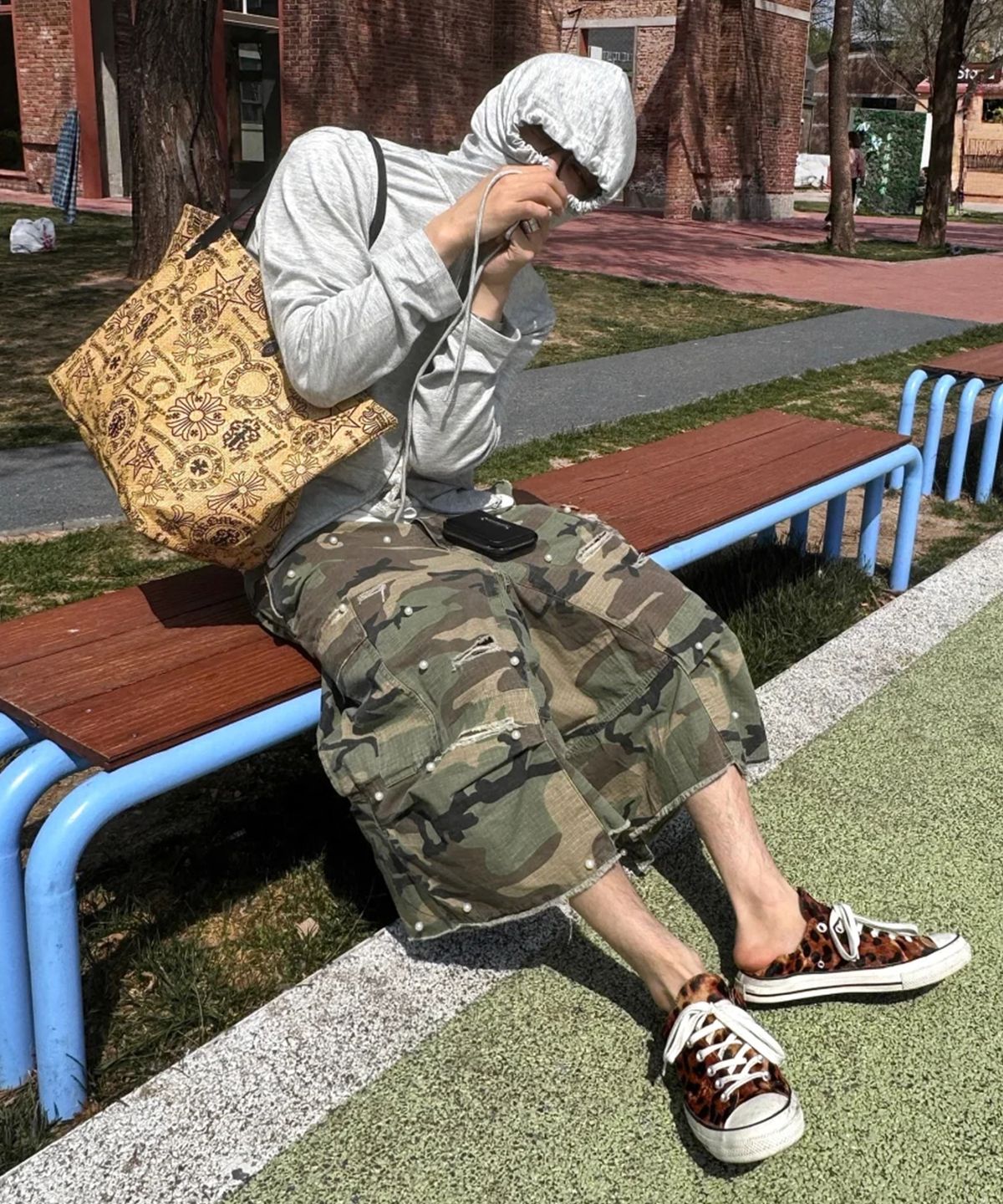 스팁(STEEPC) PEARL*Camouflage bermuda pants
