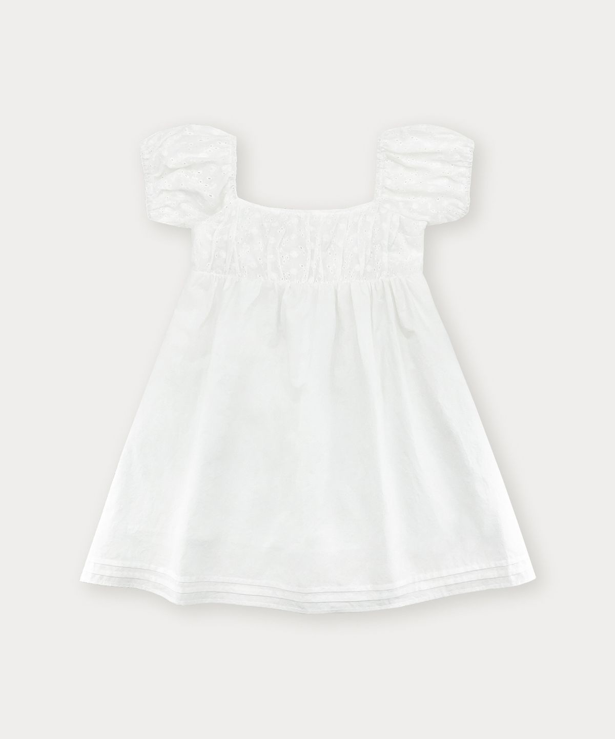 썸웨어버터(SOMEWHEREBUTTER) Dessert Lace Mini Dress - Ivory