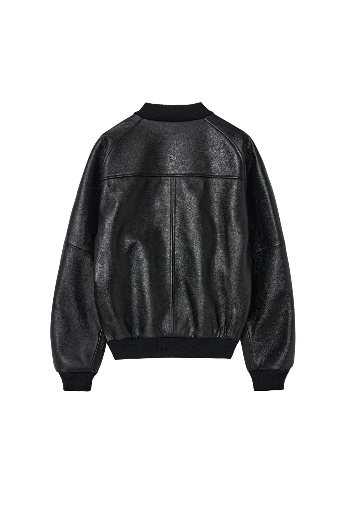해칭룸(HATCHINGROOM) Leather Ma-1 Black