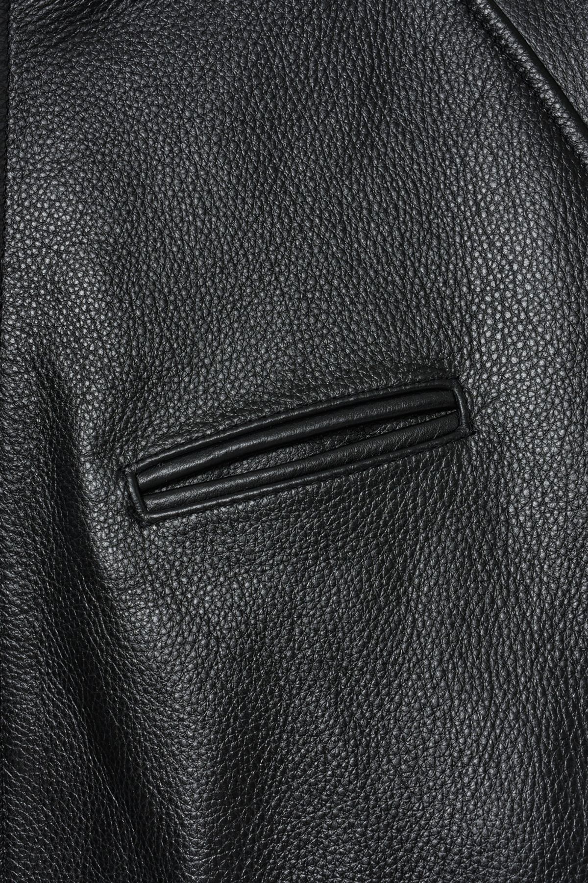 해칭룸(HATCHINGROOM) Leather Ma-1 Black