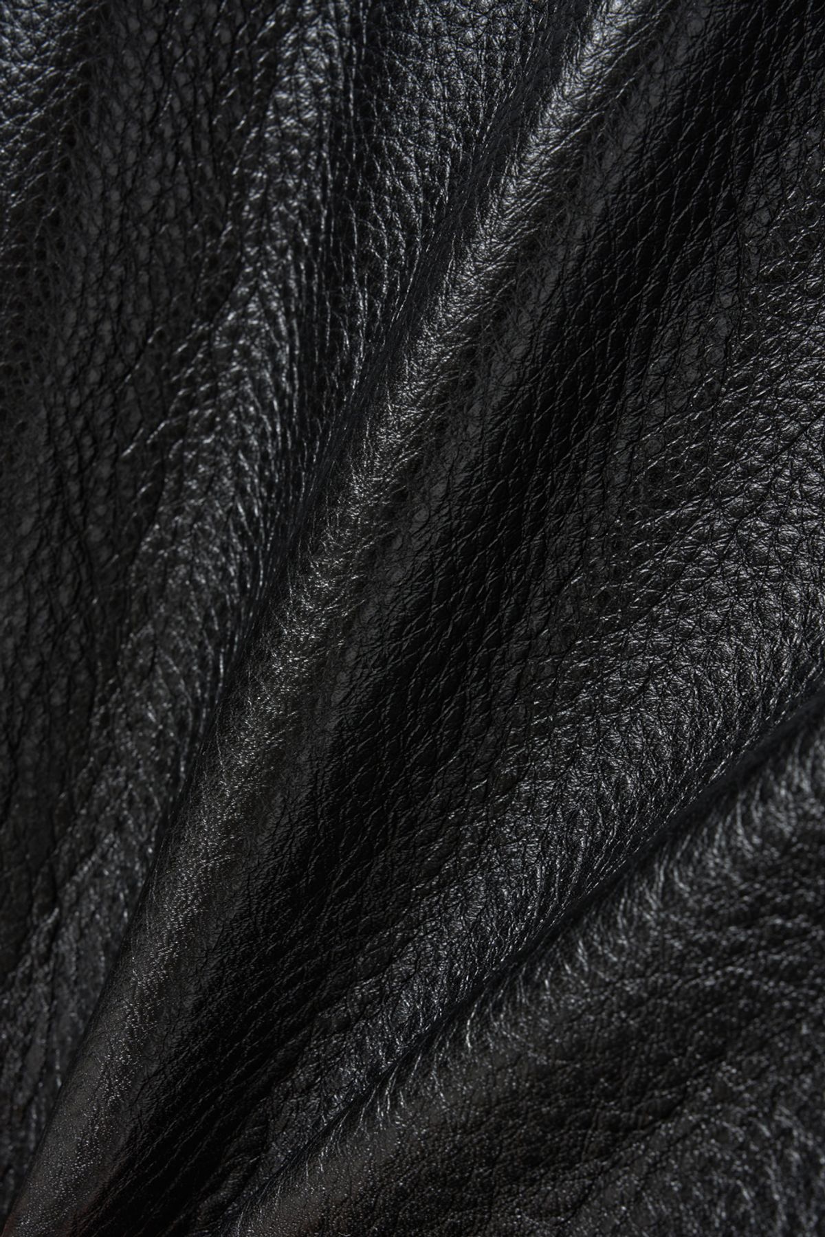 해칭룸(HATCHINGROOM) Leather Ma-1 Black