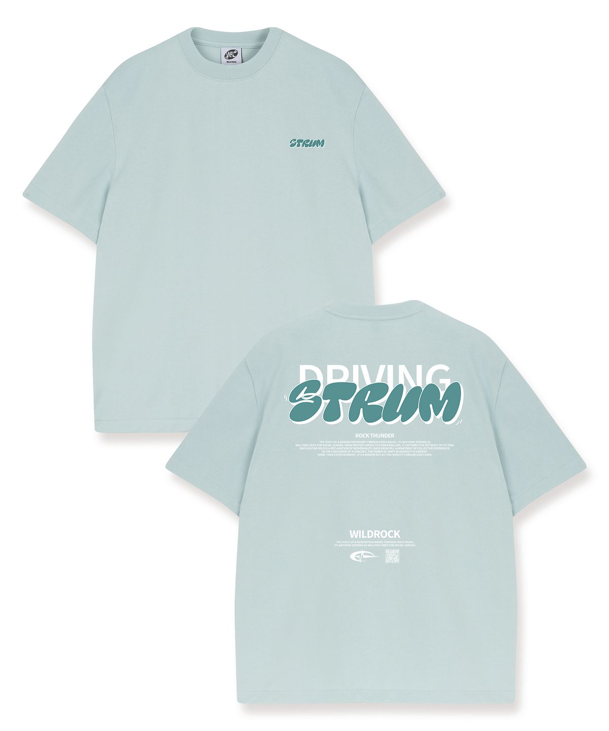 와일드락(WILDROCK) Driving Strum Cool cotton Overfit half T-shirts