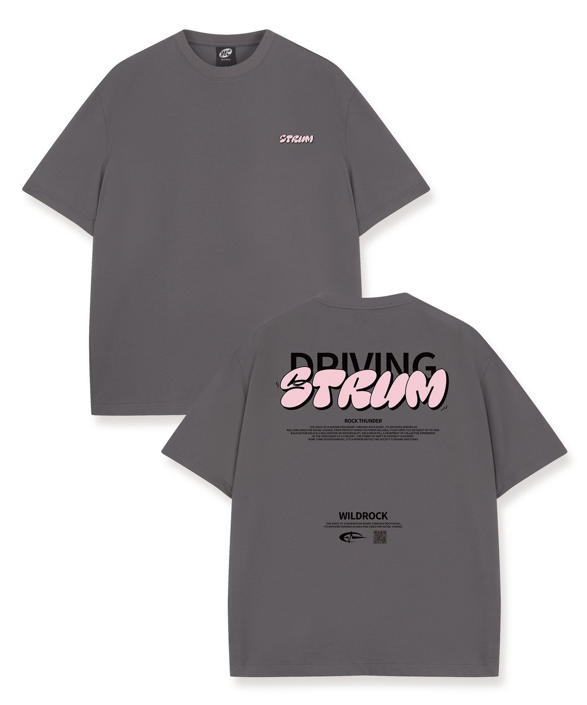 와일드락(WILDROCK) Driving Strum Cool cotton Overfit half T-shirts