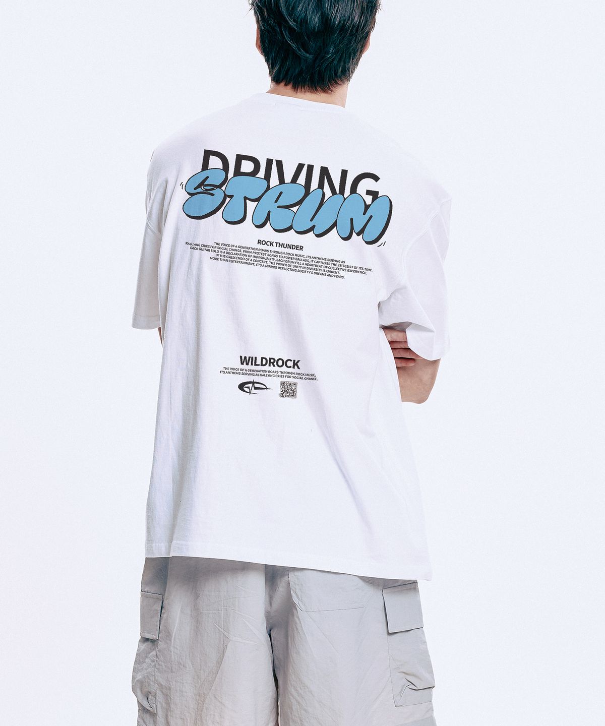 와일드락(WILDROCK) Driving Strum Cool cotton Overfit half T-shirts