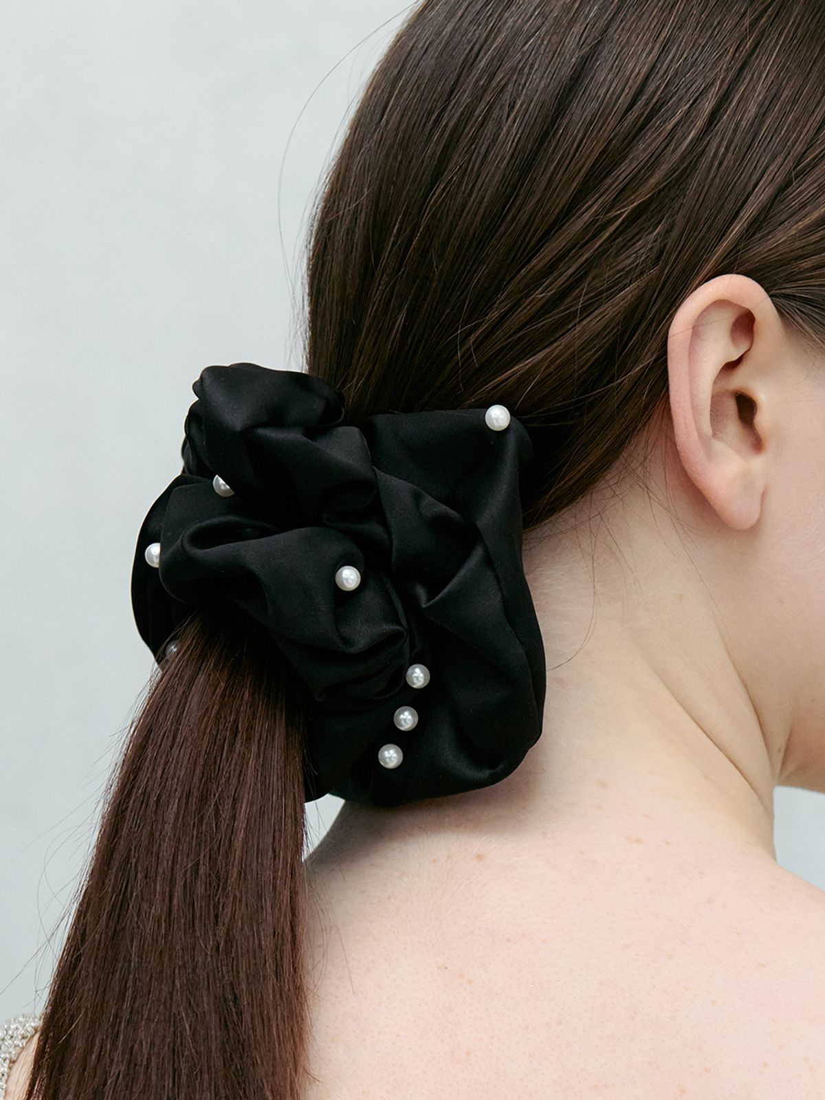 빈티지헐리우드(VINTAGE HOLLYWOOD) Bella Pearl Scrunchie_VH2534HB006M