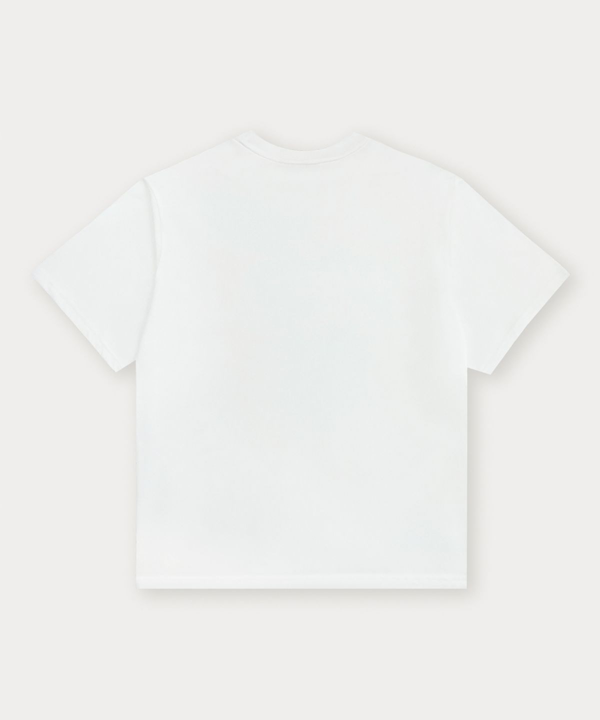 썸웨어버터(SOMEWHEREBUTTER) Shine Wave Logo Over-fit Top - Ivory