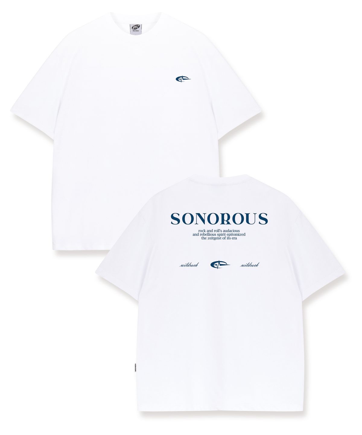 와일드락(WILDROCK) SONOROUS Cool cotton Overfit half T-shirts