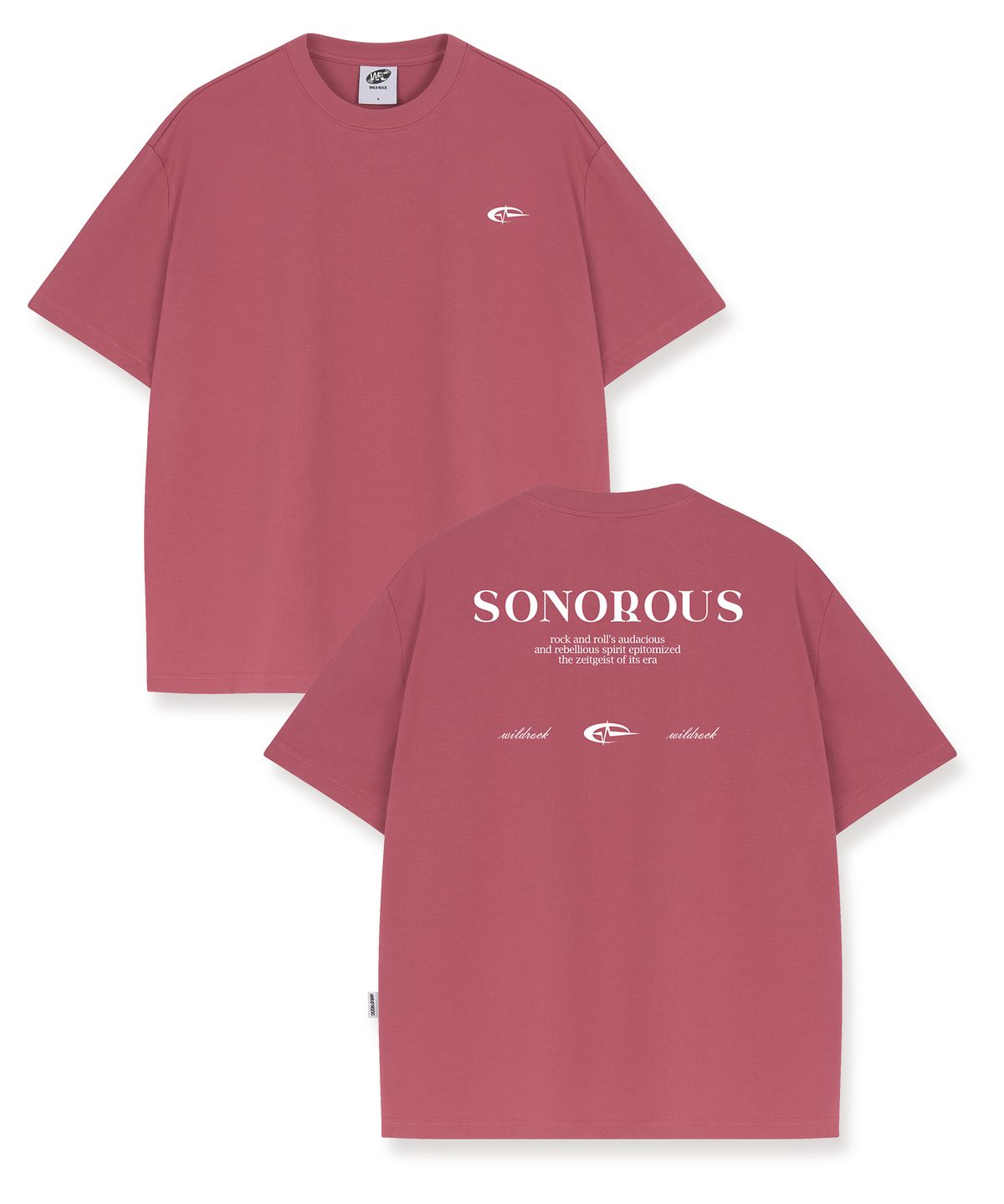 와일드락(WILDROCK) SONOROUS Cool cotton Overfit half T-shirts