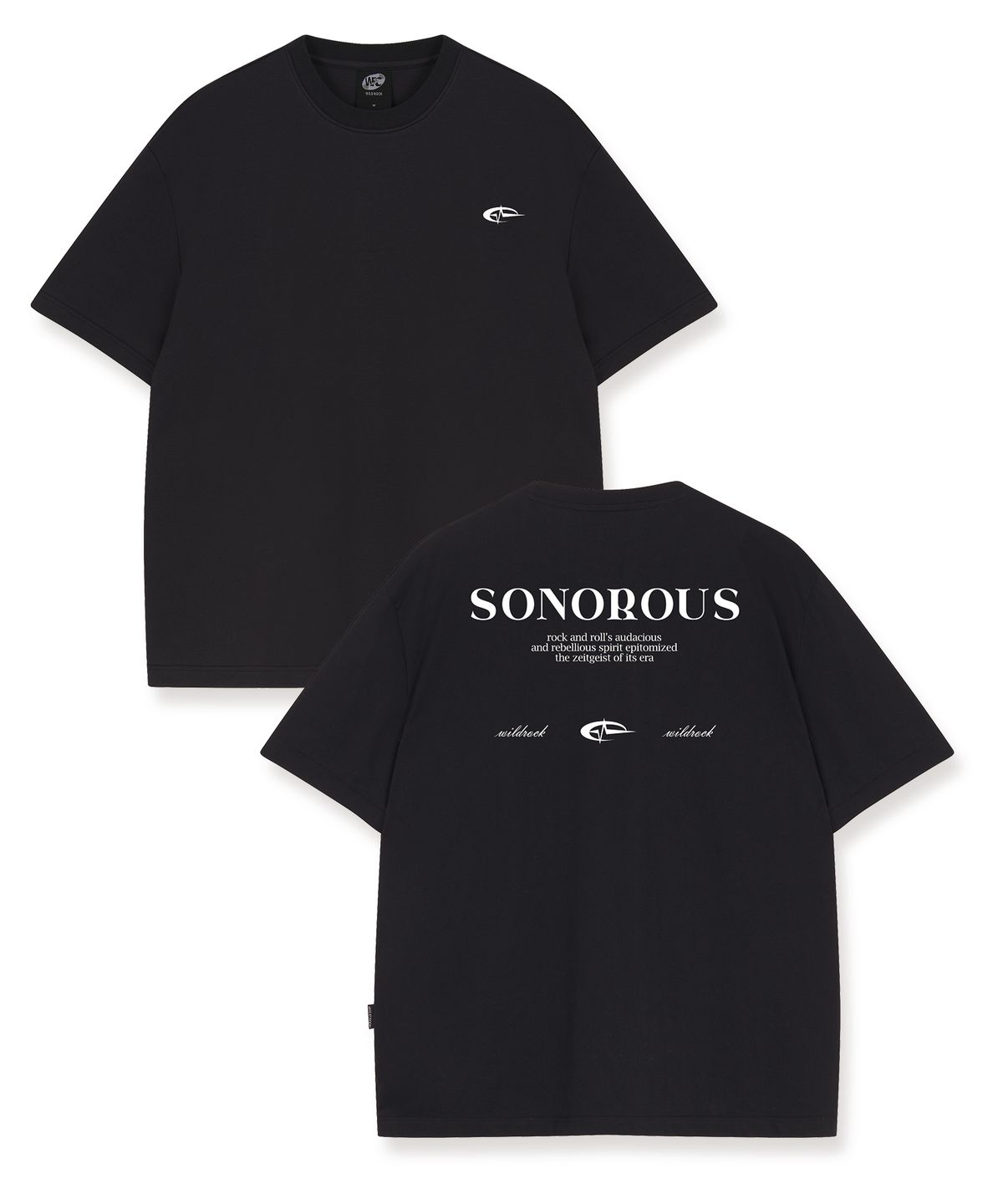 와일드락(WILDROCK) SONOROUS Cool cotton Overfit half T-shirts