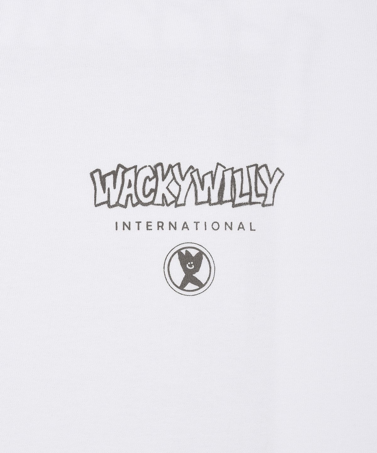 와키윌리(WACKY WILLY) 썸머 프린트 슬리브리스 티셔츠 화이트