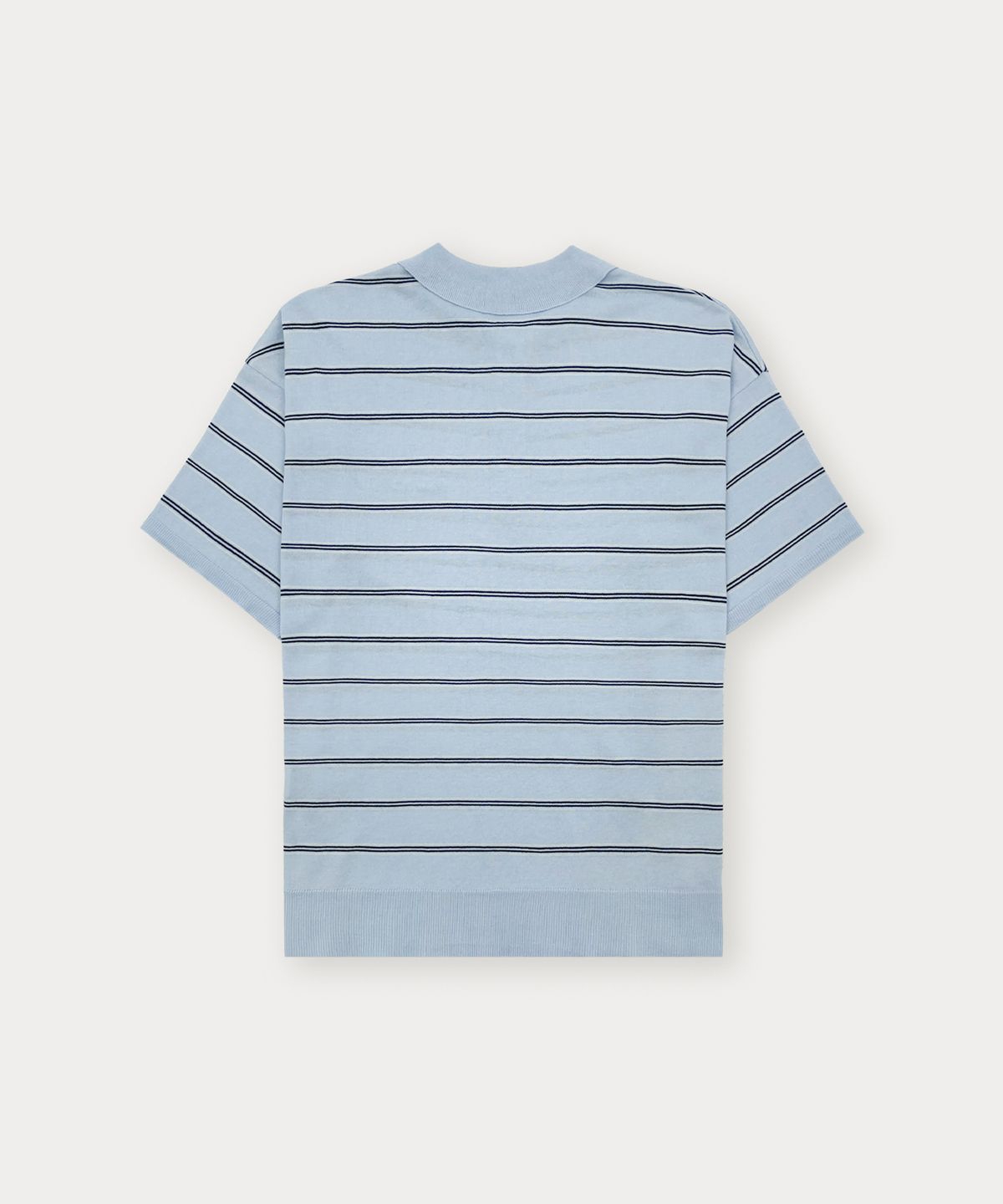 썸웨어버터(SOMEWHEREBUTTER) Champ Stripe Knit - Light Blue