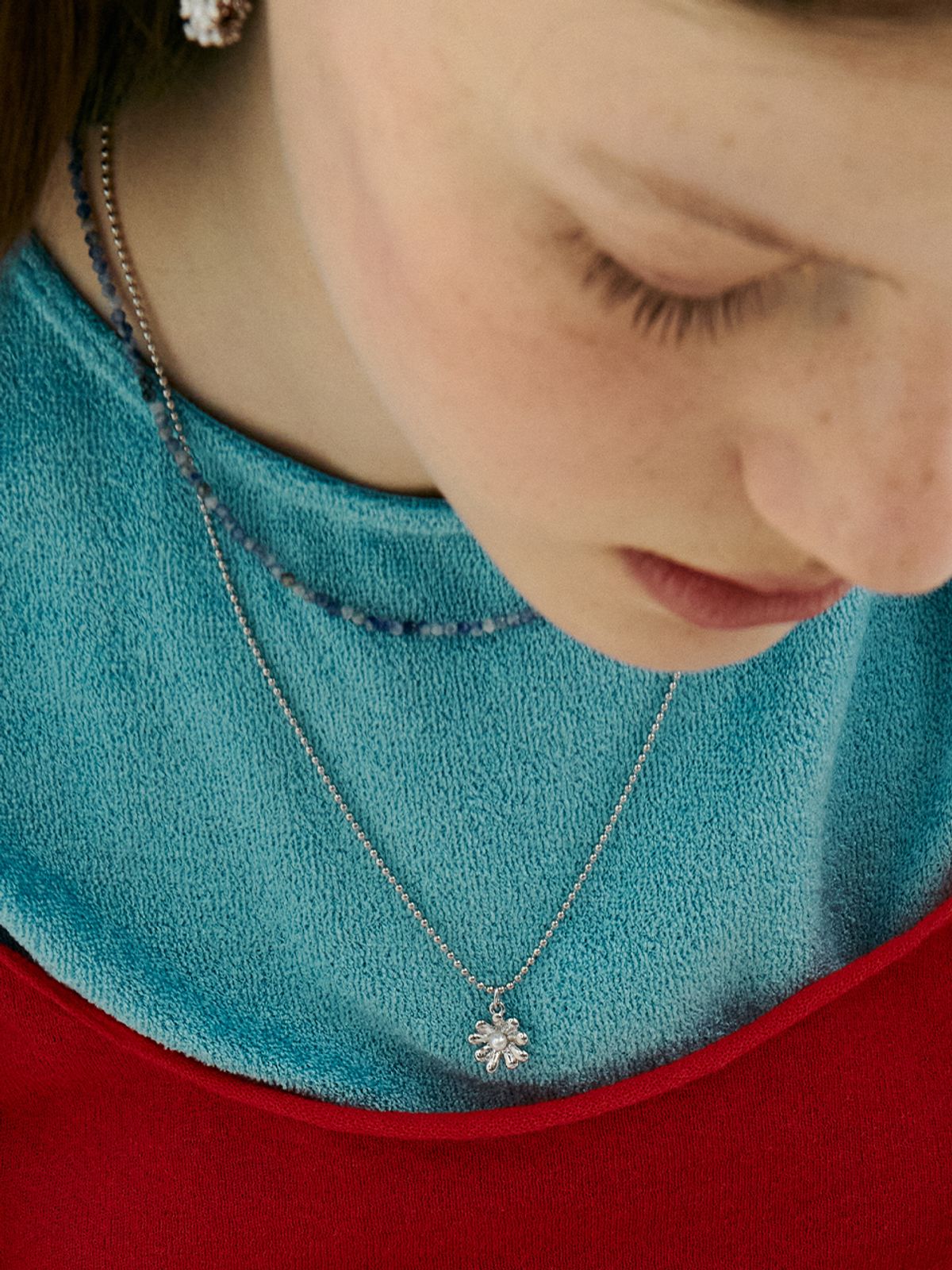 빈티지헐리우드(VINTAGE HOLLYWOOD) Daisy Bloom Garden Necklace_VH2534NE003M