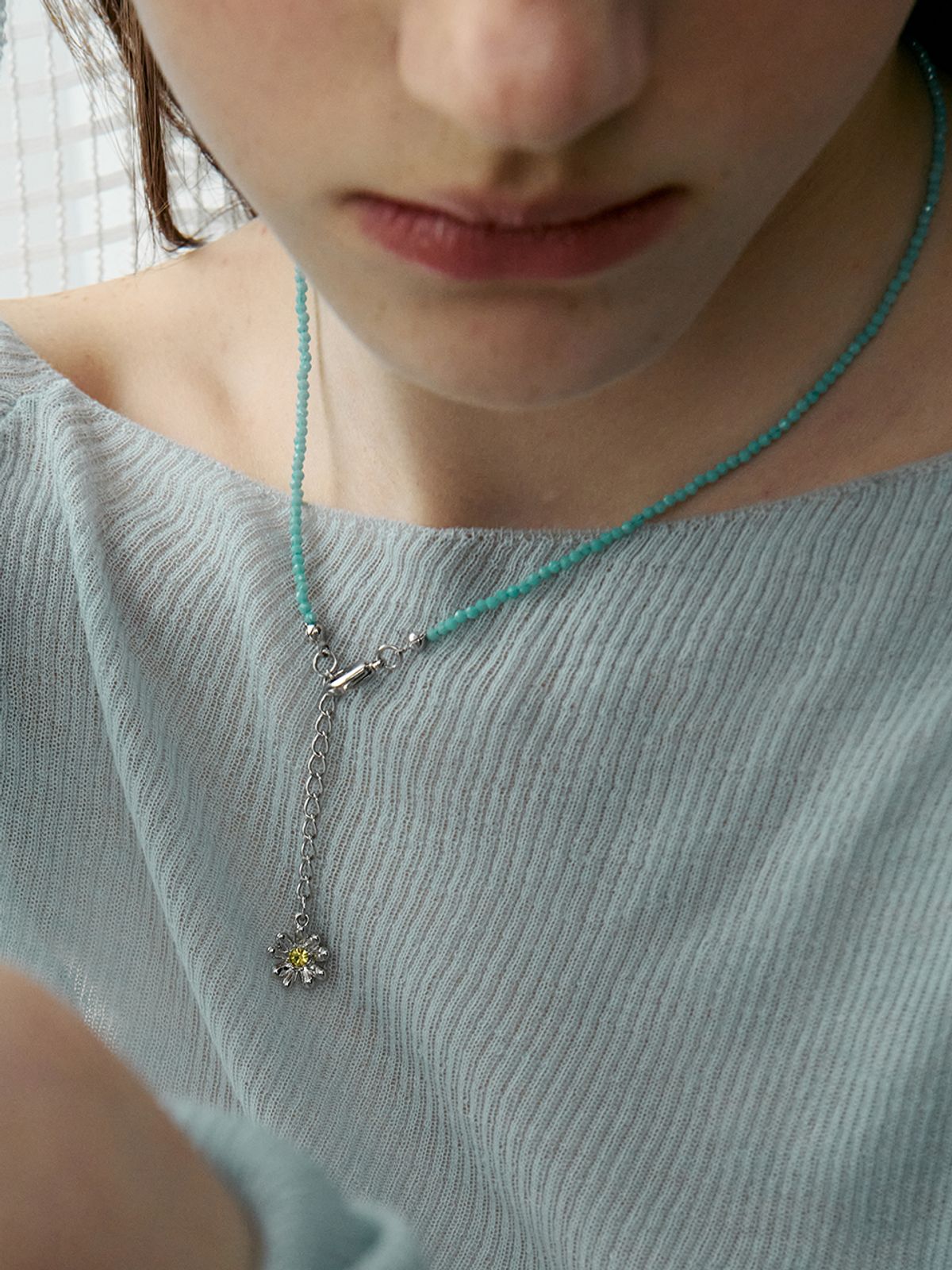 빈티지헐리우드(VINTAGE HOLLYWOOD) Candy Daisy Necklace_VH2534NE005M