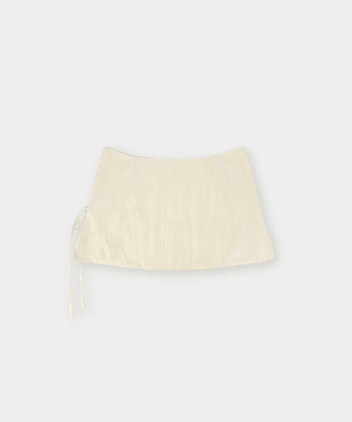 썸웨어버터(SOMEWHEREBUTTER) Muse Layered Skirt Pants - Cream