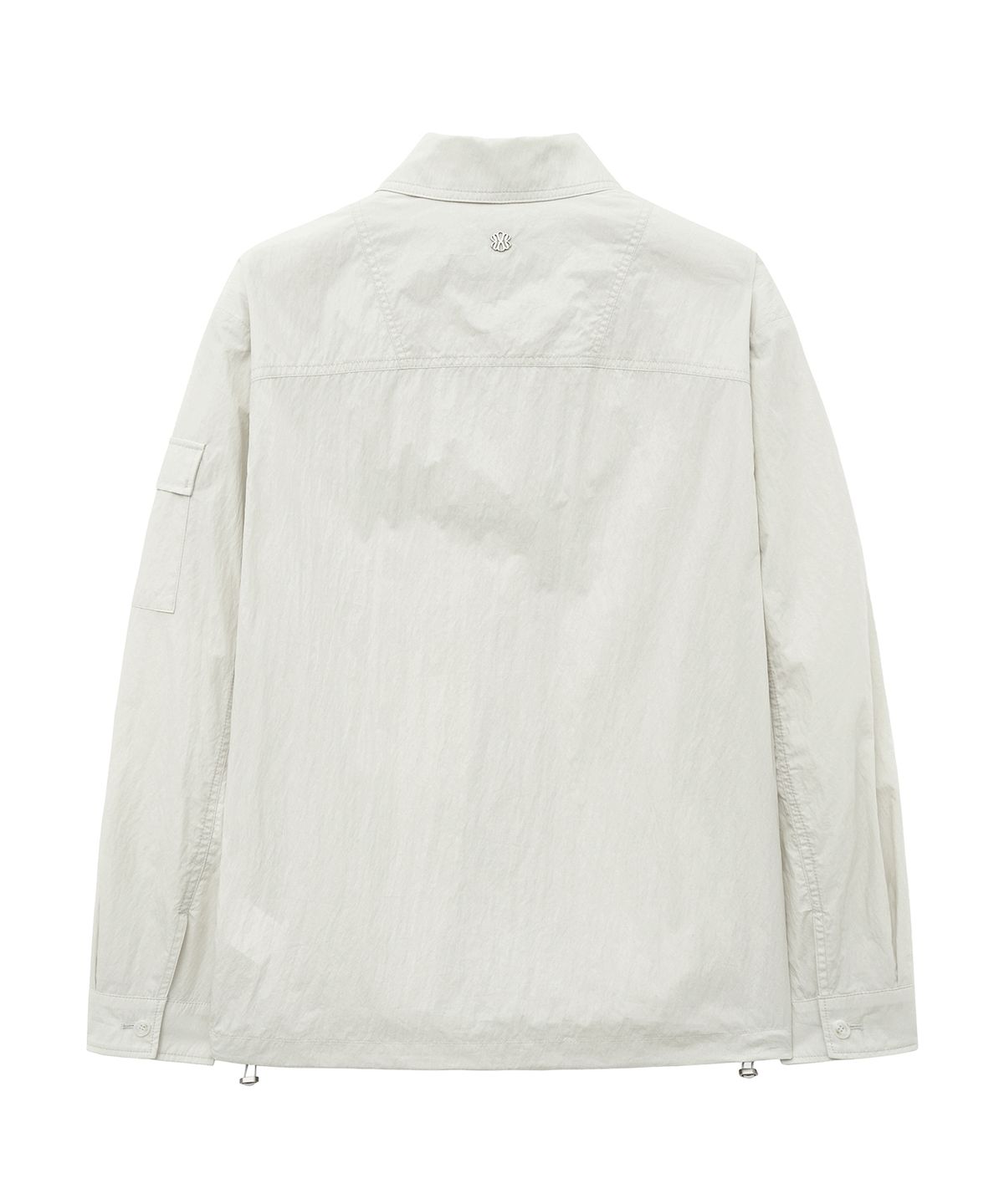언지미크(UNGIMMICK) WIND TRUCKER SHIRT (LIGHT GRAY)