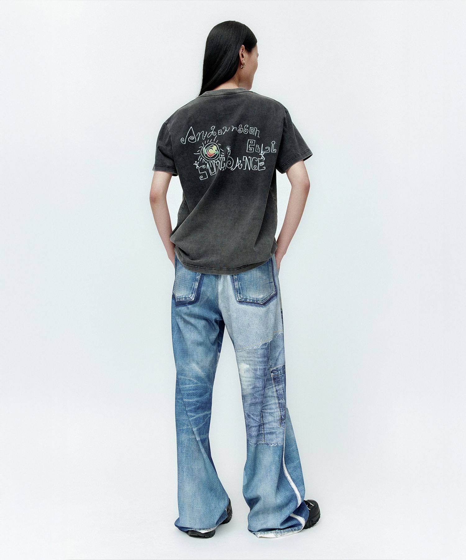 MUSINSA | ANDERSSON BELL FOR WOMEN Unisex denim trompe l