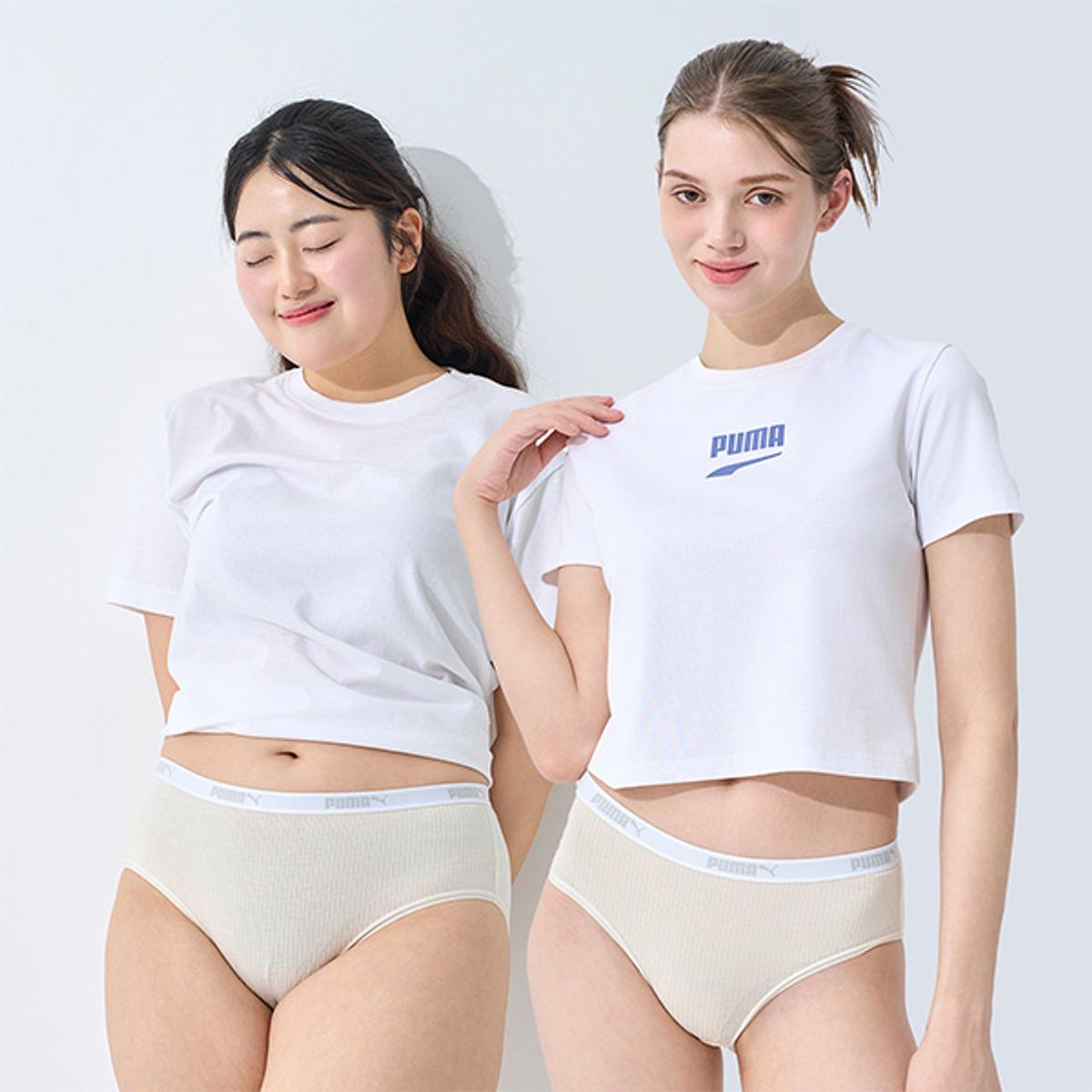푸마 바디웨어(PUMA BODYWEAR) [5PACK] 여성 데일리 뉴트럴 톤 삼각팬티