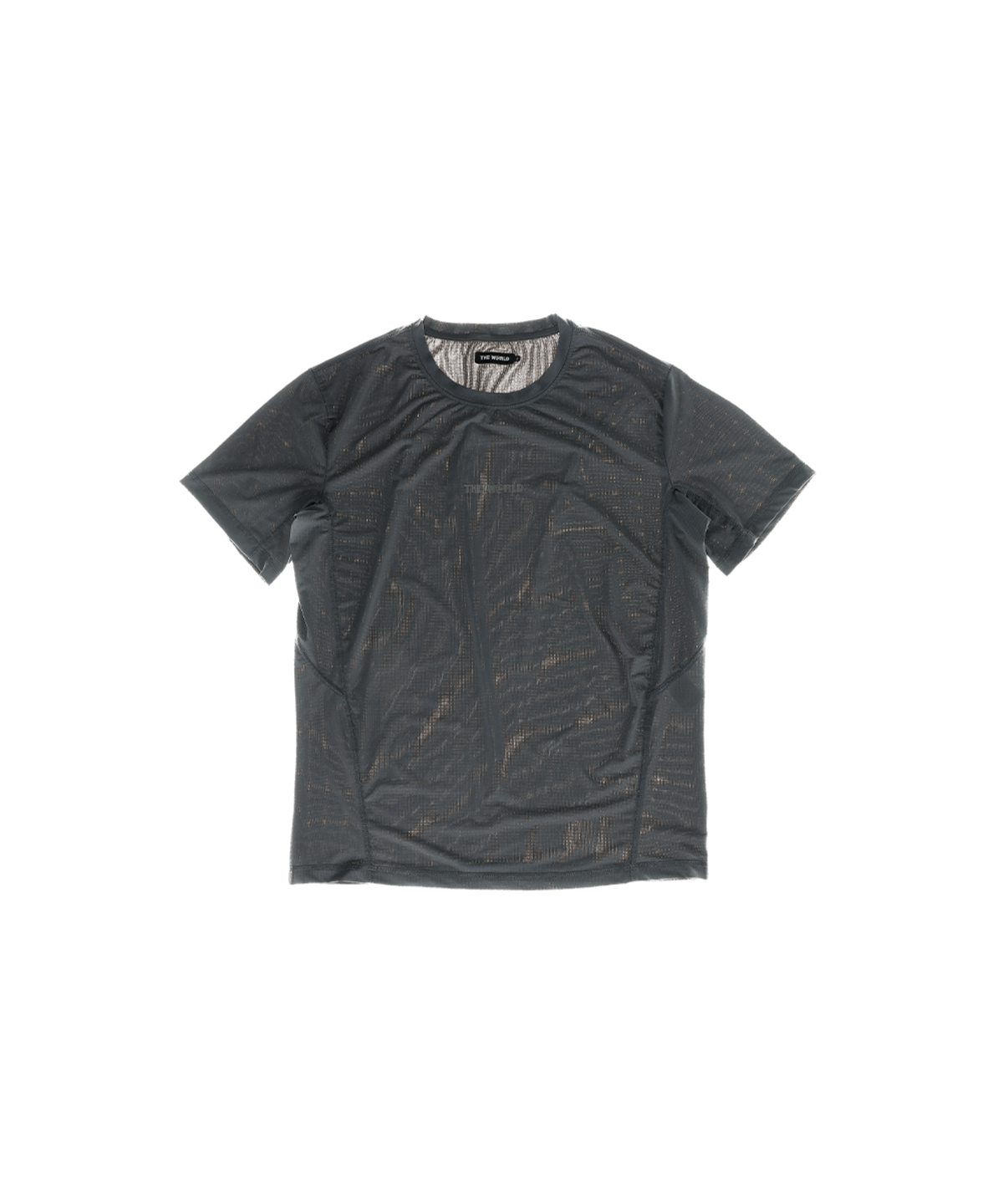 더왈드(THEWARLD) BASIC RUNNING TEE BLUE GRAY