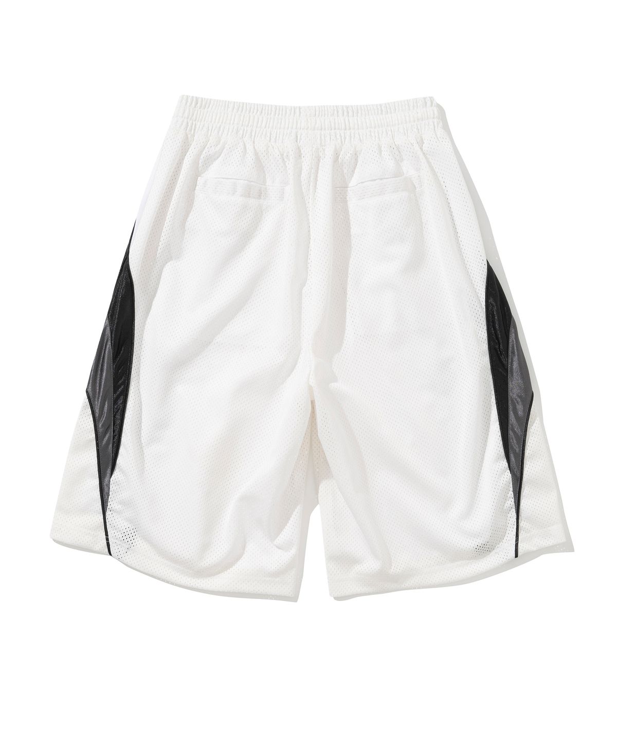 낫포너드(NOT4NERD) 4 Symbol Colour Block Mesh Shorts - White