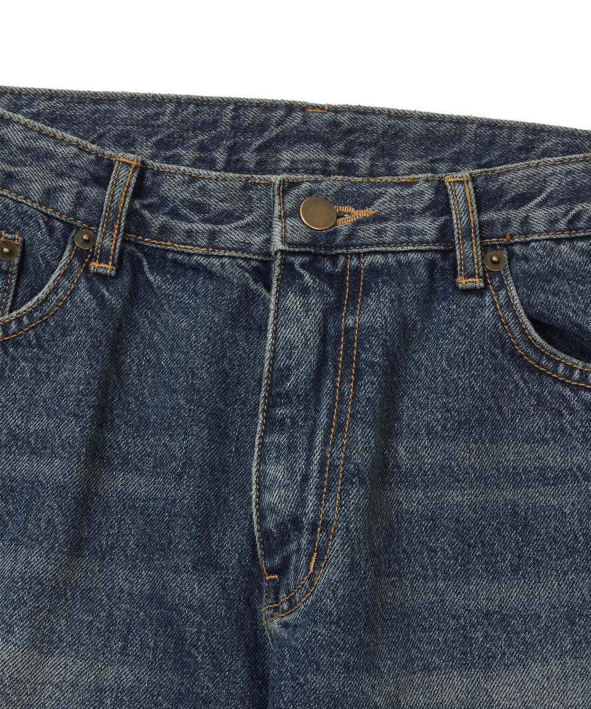 아모우(AMOU) ESSENTIAL FLARED DENIM PANTS