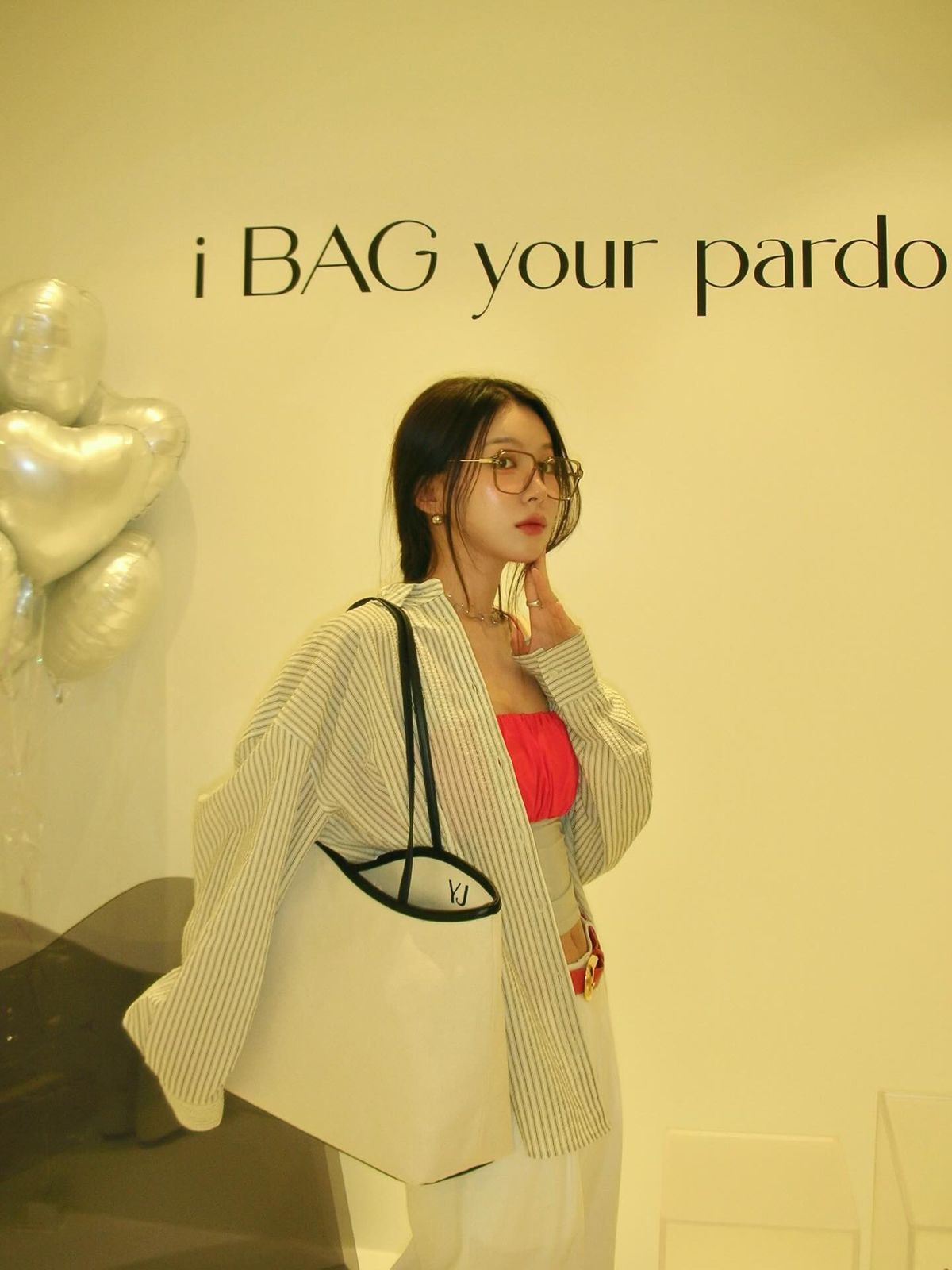 아이백유어파든(I BAG YOUR PARDON) heart BAG canvas (2 colors)