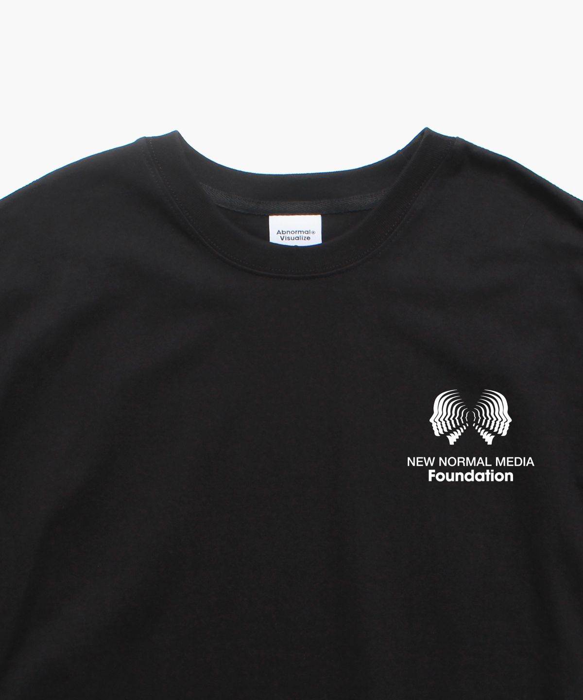 앱놀머씽(ABNORMALTHING) NWE 오버핏 티셔츠 블랙 (NWE T-SHIRT BLACK)