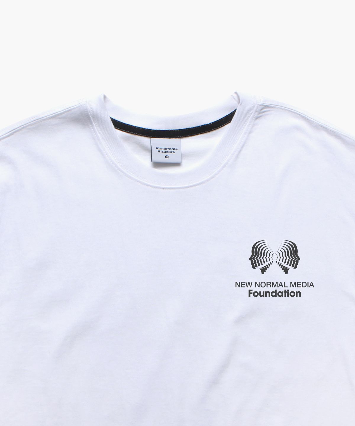 앱놀머씽(ABNORMALTHING) NWE 오버핏 티셔츠 화이트 (NWE T-SHIRT WHITE)