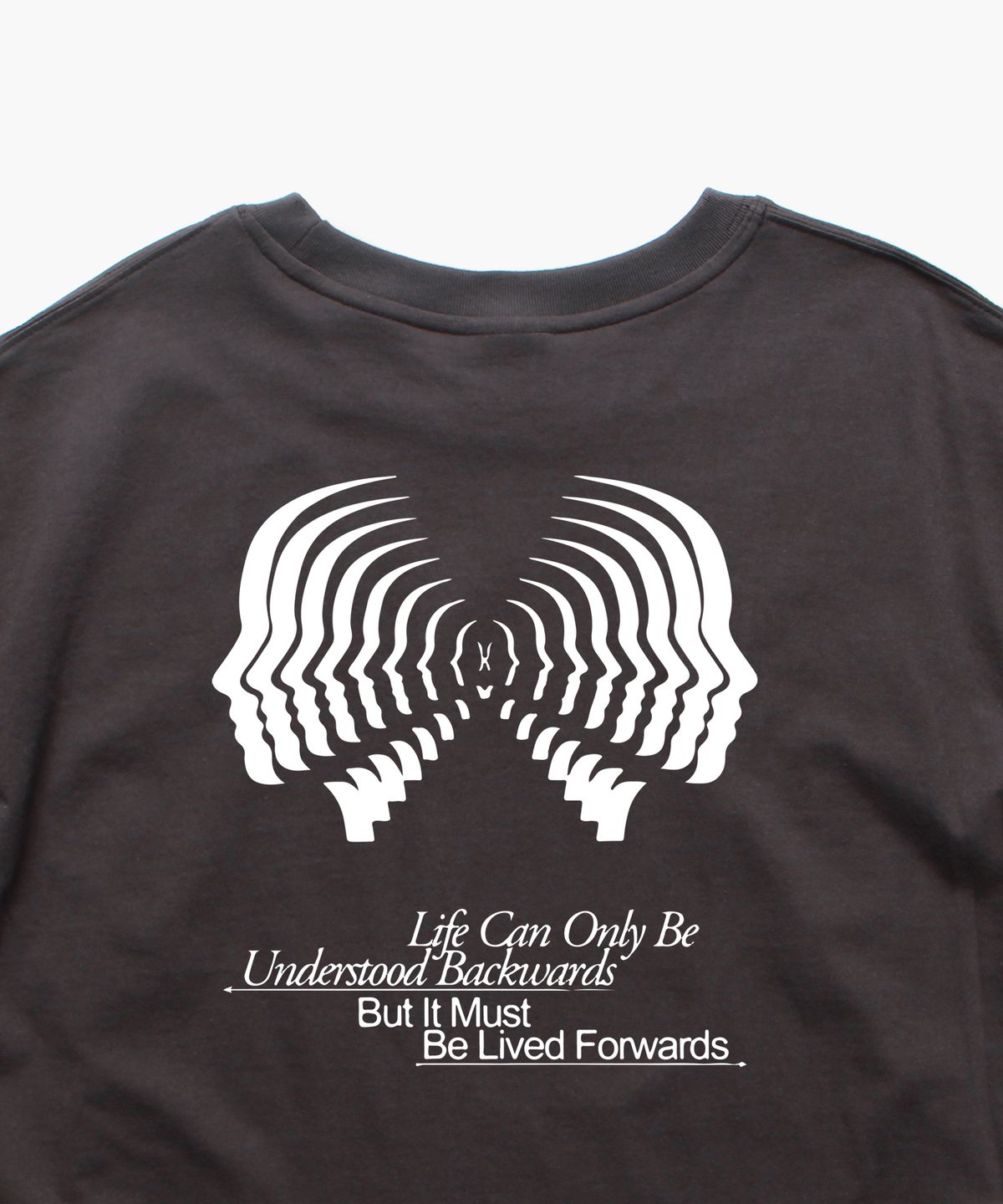 앱놀머씽(ABNORMALTHING) NWE 오버핏 티셔츠 차콜 (NWE T-SHIRT CHARCOAL)
