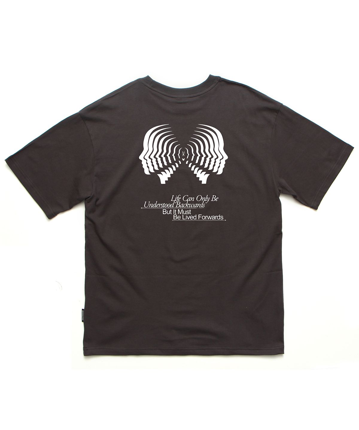 앱놀머씽(ABNORMALTHING) NWE 오버핏 티셔츠 차콜 (NWE T-SHIRT CHARCOAL)
