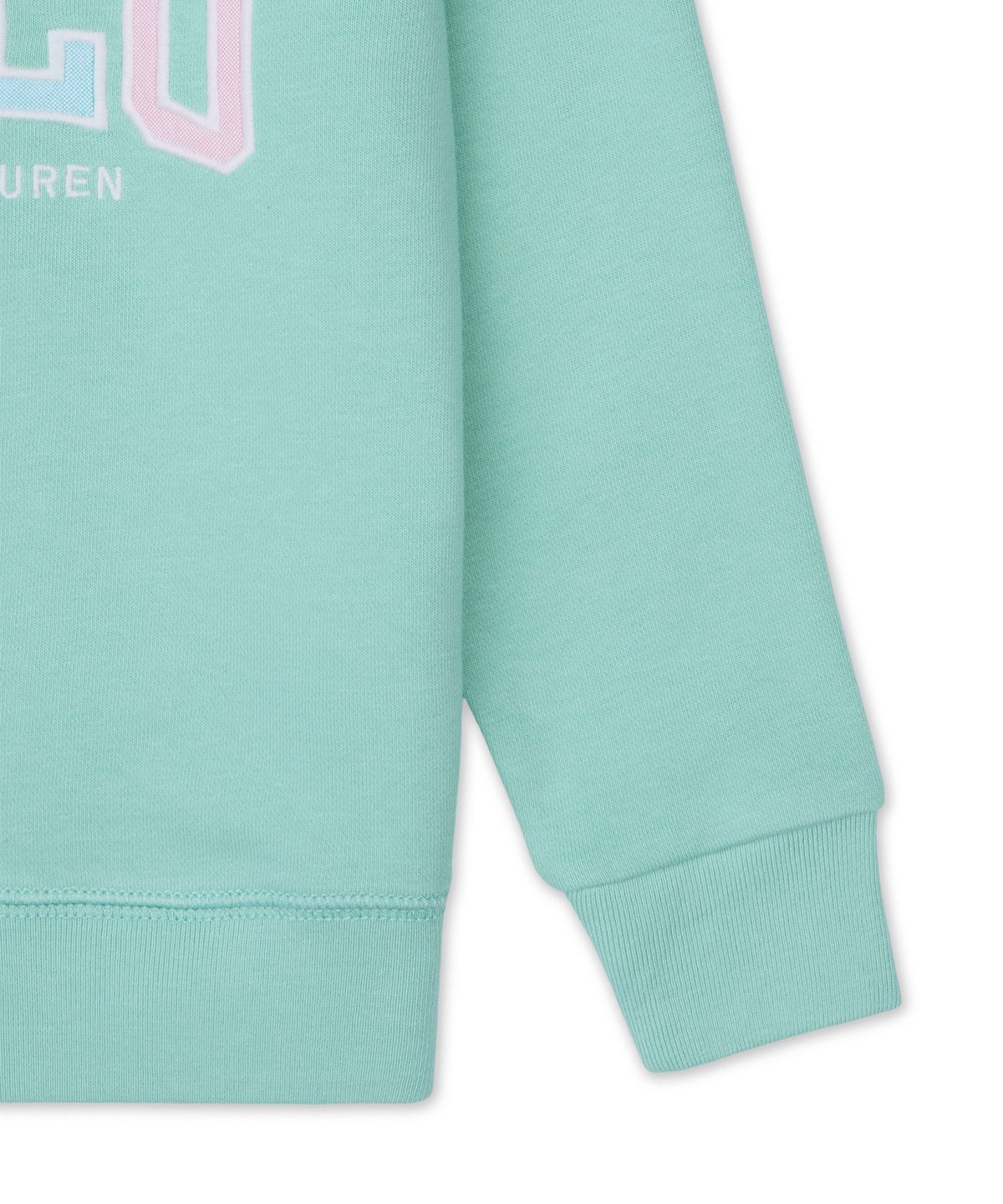 폴로 랄프 로렌 칠드런(POLO RALPH LAUREN CHILDREN) 로고 프렌치 테리 스웨트셔츠-그린