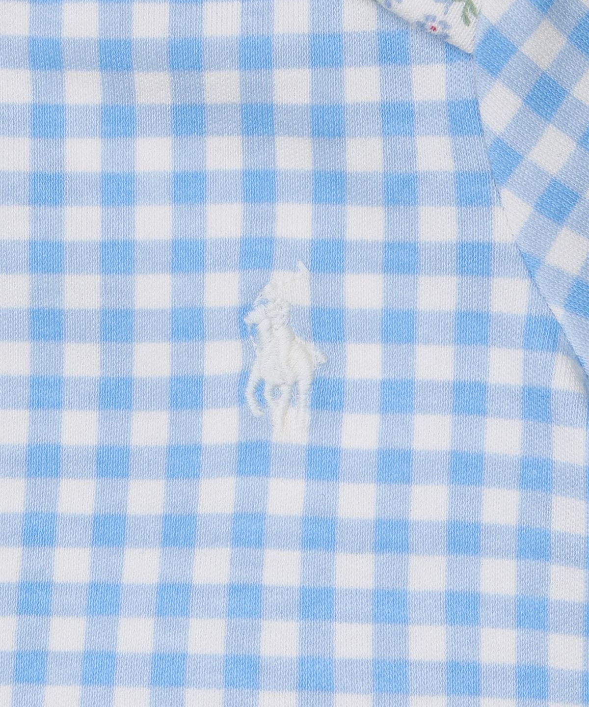 폴로 랄프 로렌 칠드런(POLO RALPH LAUREN CHILDREN) 깅엄 코튼 바디수트 쓰리팩 세트-멀티 컬러
