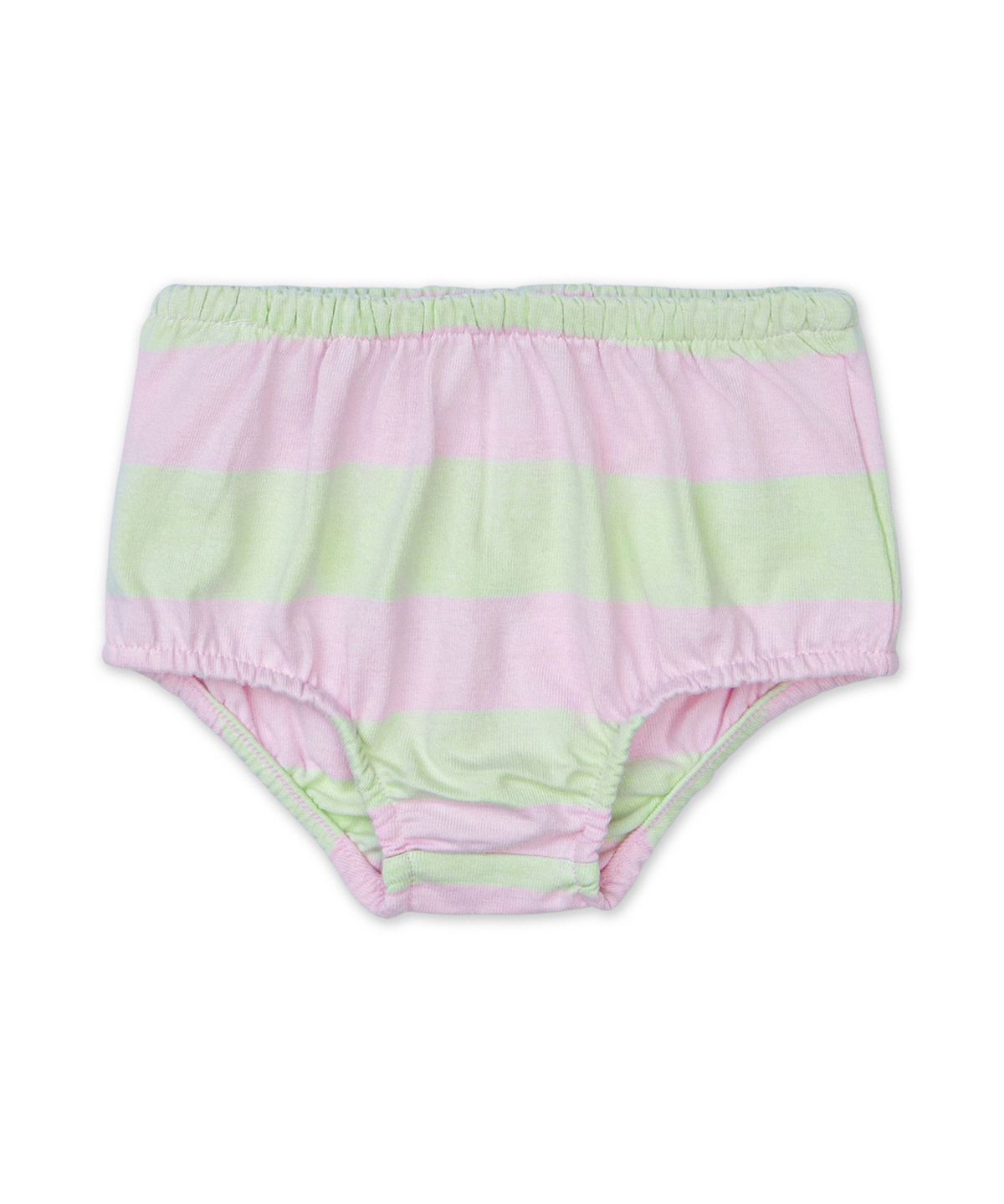폴로 랄프 로렌 칠드런(POLO RALPH LAUREN CHILDREN) 스트라이프 코튼 럭비 드레스 앤 블루머-라이크 핑크