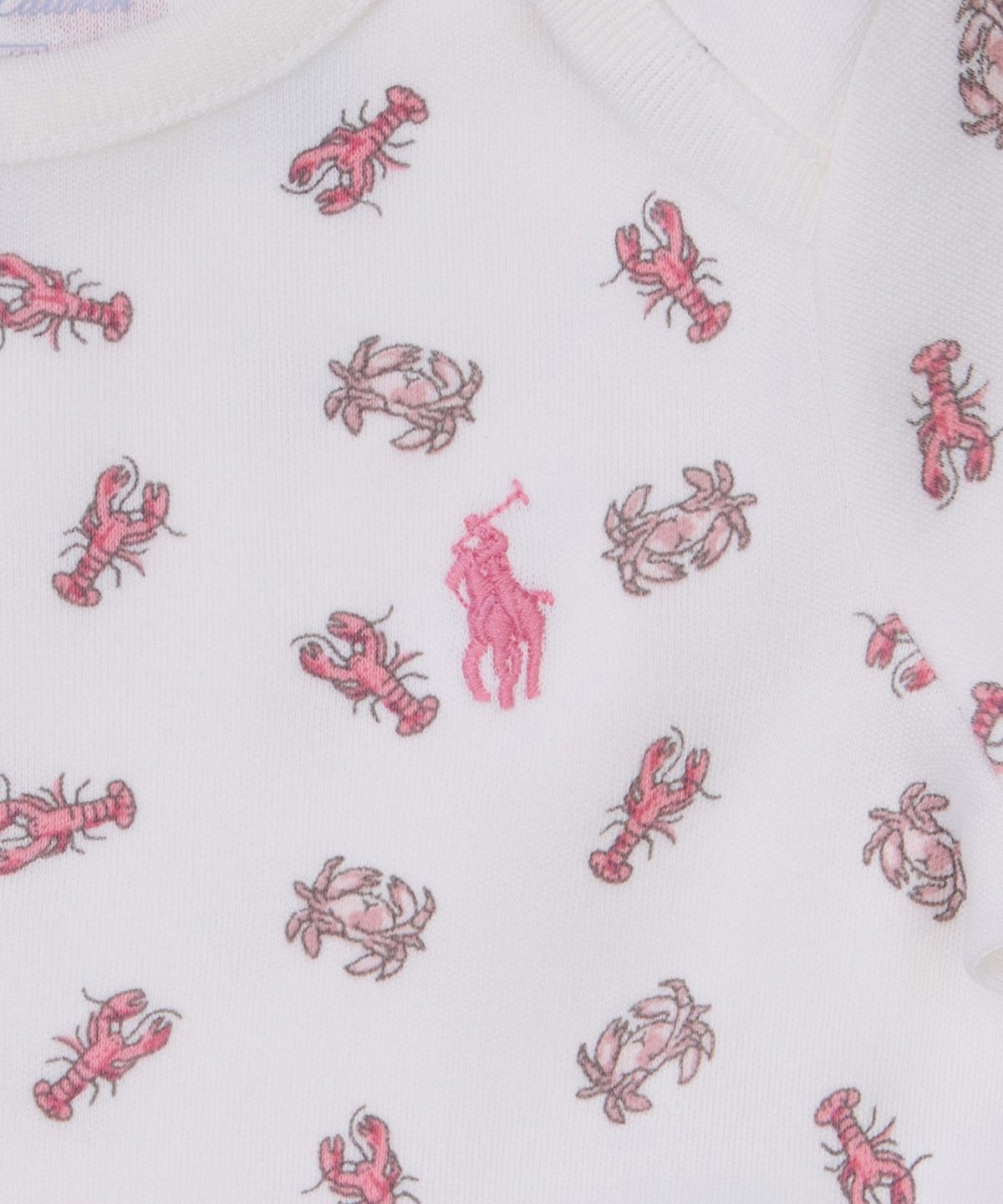 폴로 랄프 로렌 칠드런(POLO RALPH LAUREN CHILDREN) 크랩 프린트 코튼 바디수트 쓰리팩 세트-멀티 컬러