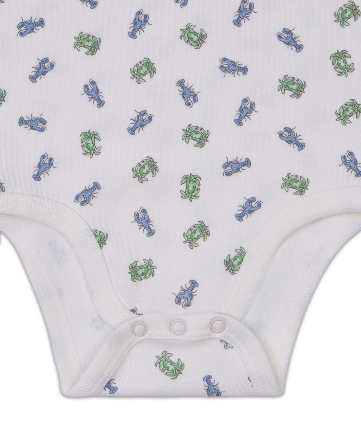 폴로 랄프 로렌 칠드런(POLO RALPH LAUREN CHILDREN) 크랩 프린트 코튼 바디수트 쓰리팩 세트-멀티 컬러