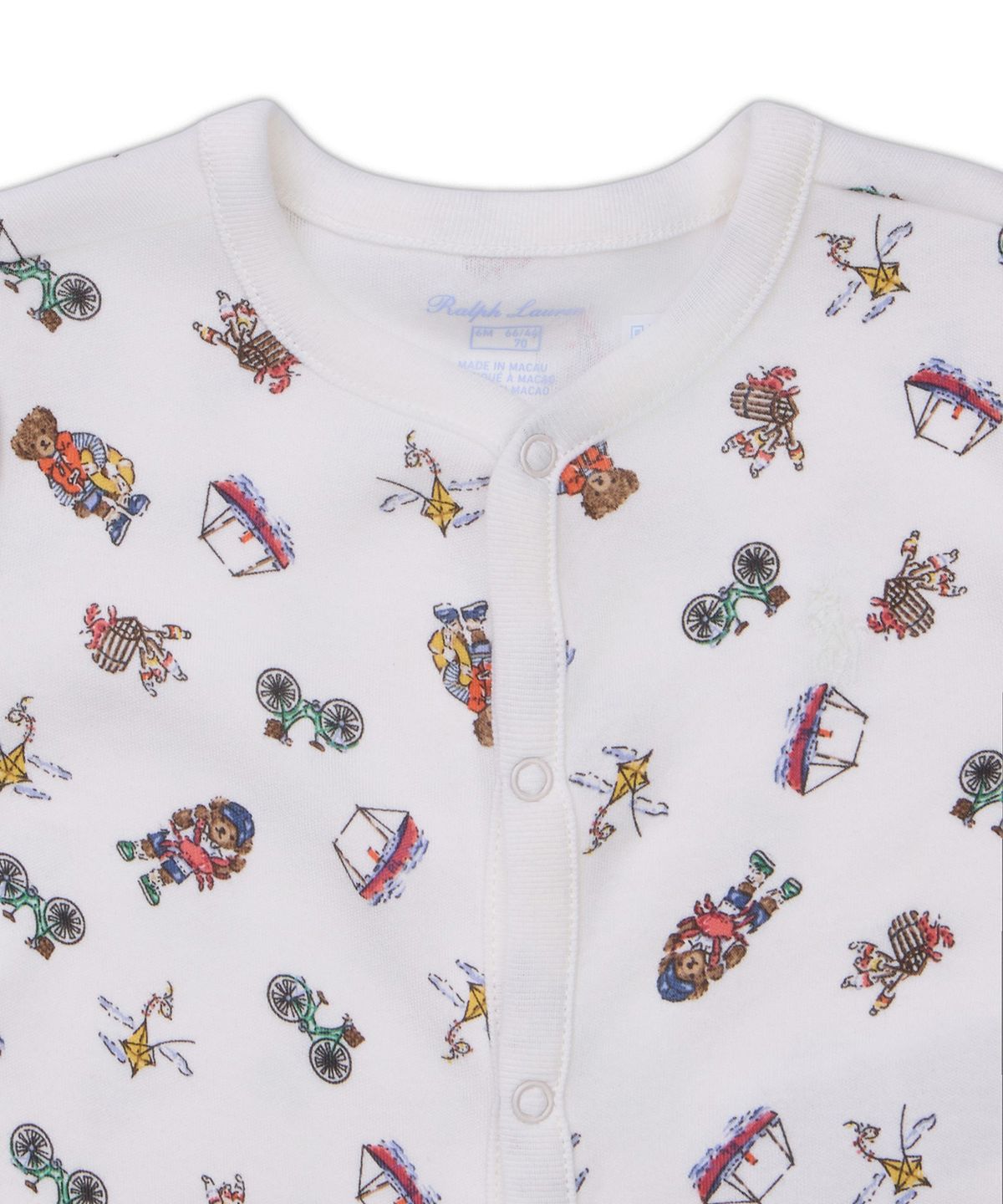 폴로 랄프 로렌 칠드런(POLO RALPH LAUREN CHILDREN) 폴로 베어 코튼 인터로크 쇼트올-멀티 컬러