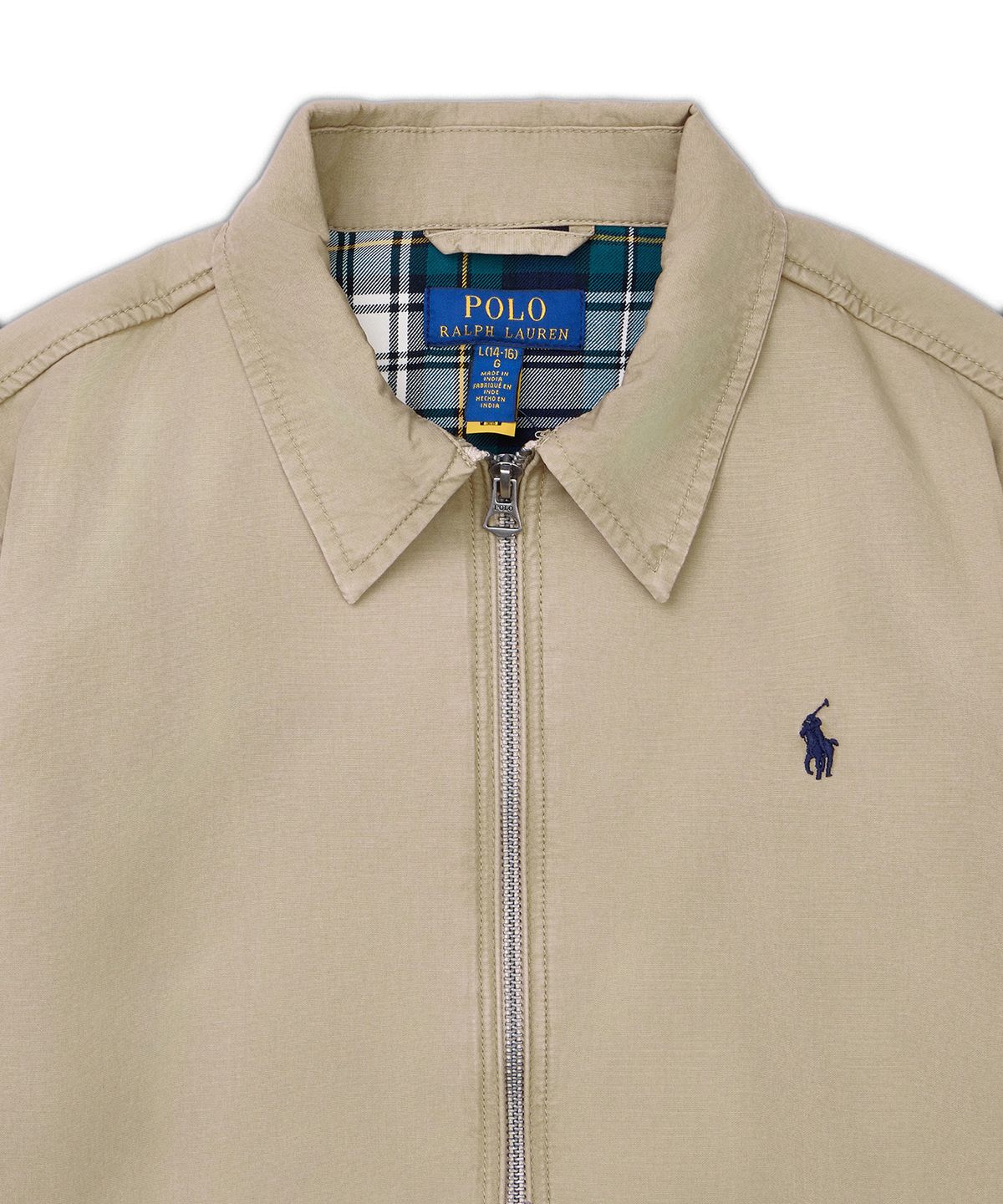 폴로 랄프 로렌 칠드런(POLO RALPH LAUREN CHILDREN) 베이포트 코튼 포플린 재킷-미디움 베이지