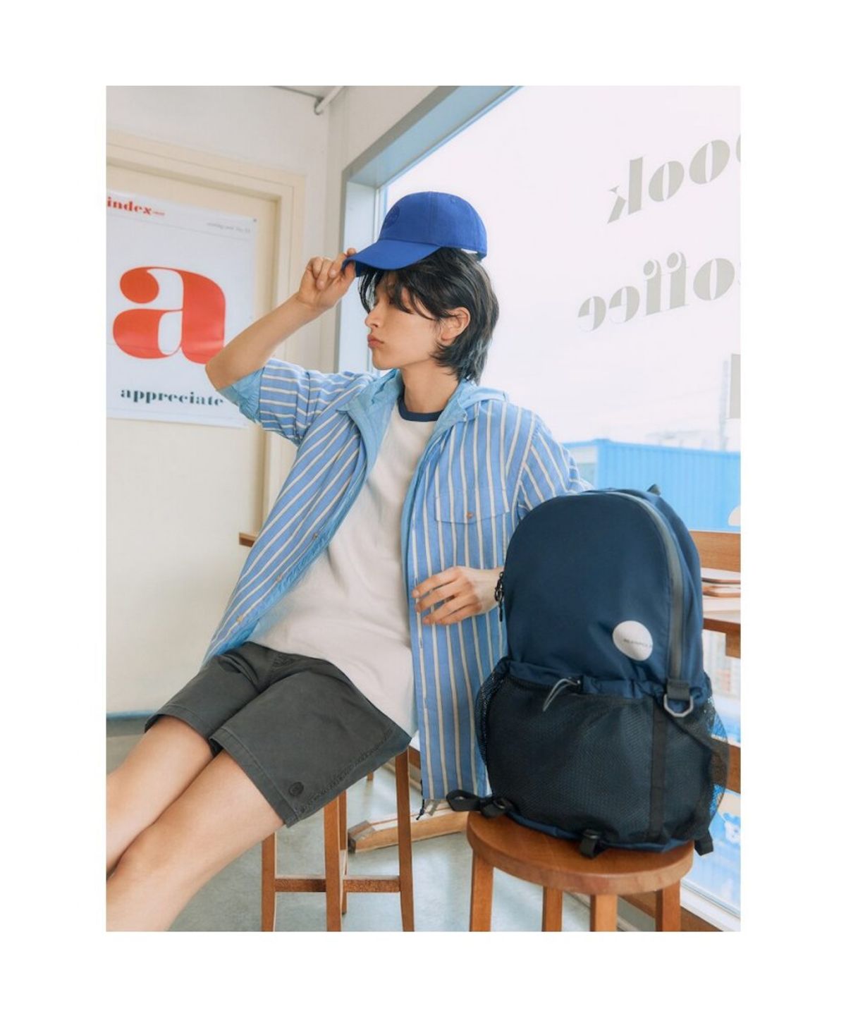 빈폴 액세서리(BEANPOLE ACCESSORY) [애니웨더] 백팩 - 네이비