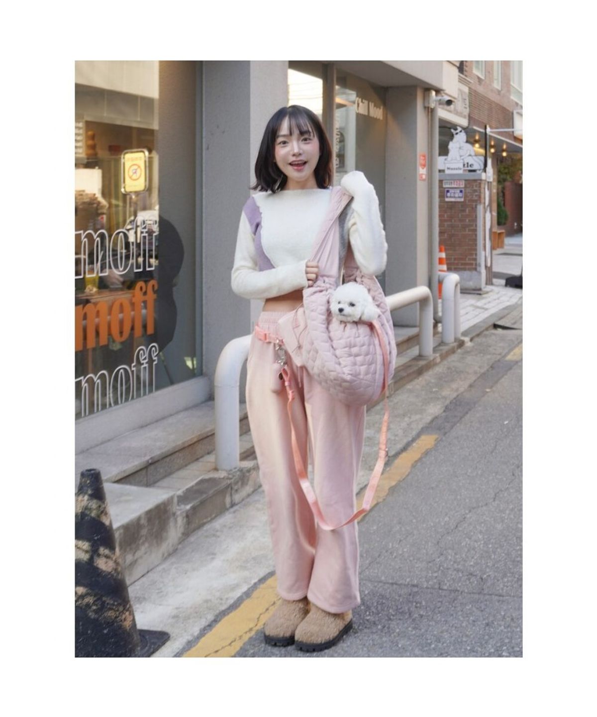 빈폴 액세서리(BEANPOLE ACCESSORY) [maxbone] Packable Sling Carrier - Light Pink